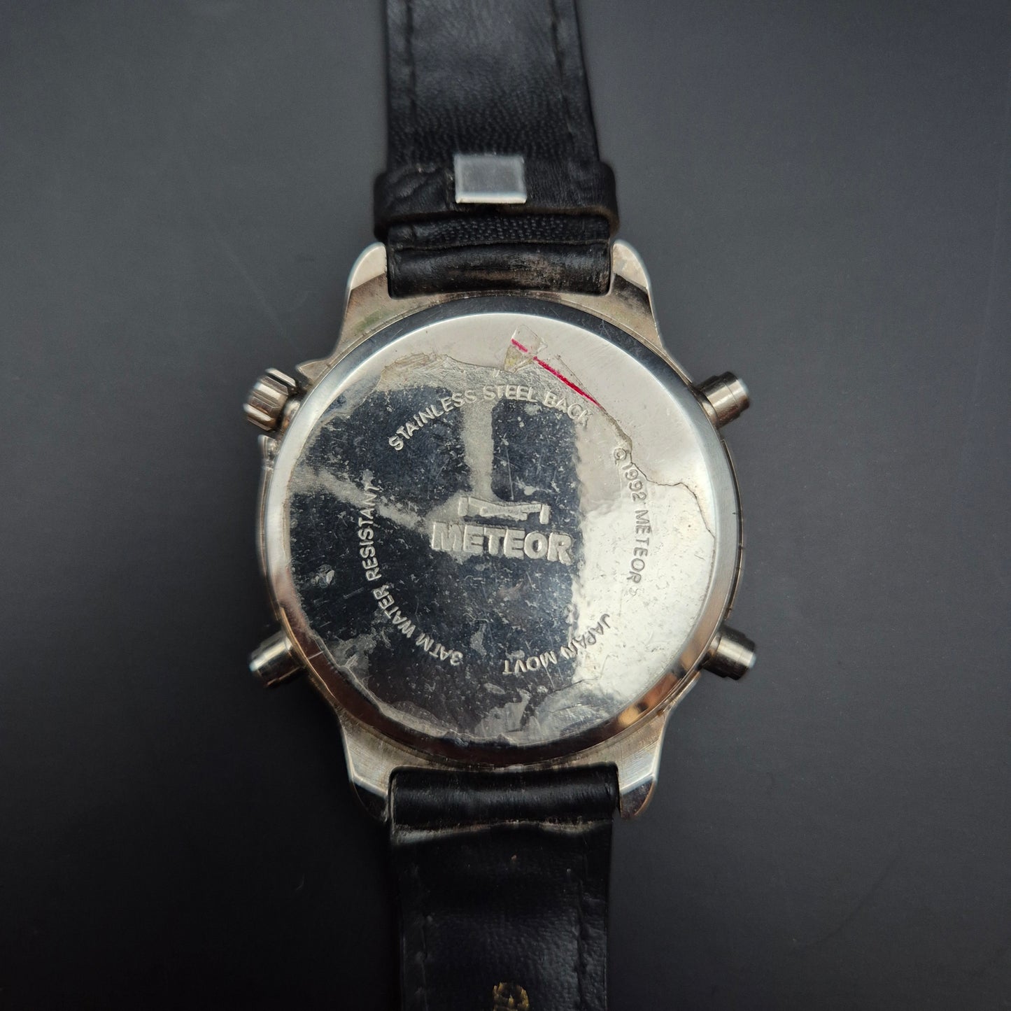 Sportliche Meteor Herren Uhr – Chronograph Look mit Tachymeter