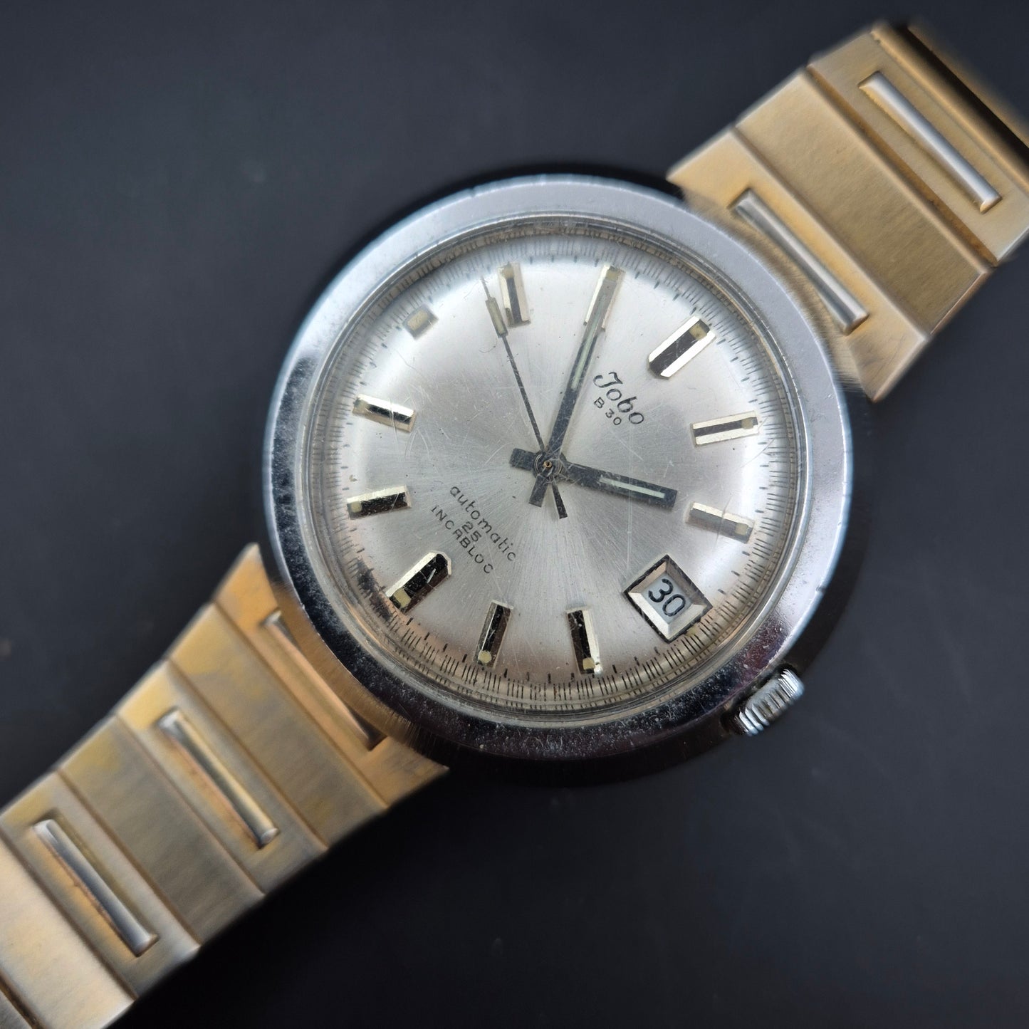 Jobo Herren Uhr Automatic – Vintage Design mit Datumsanzeige