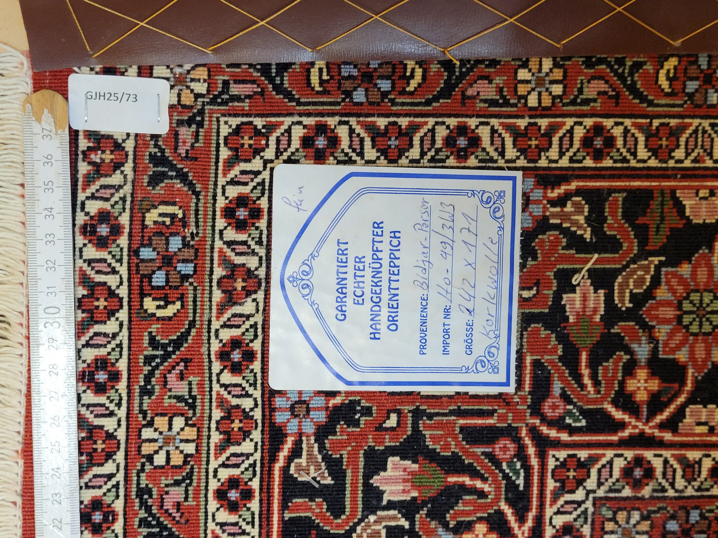 Bidjar Teppich Korkwolle fein klassisches Medaillon