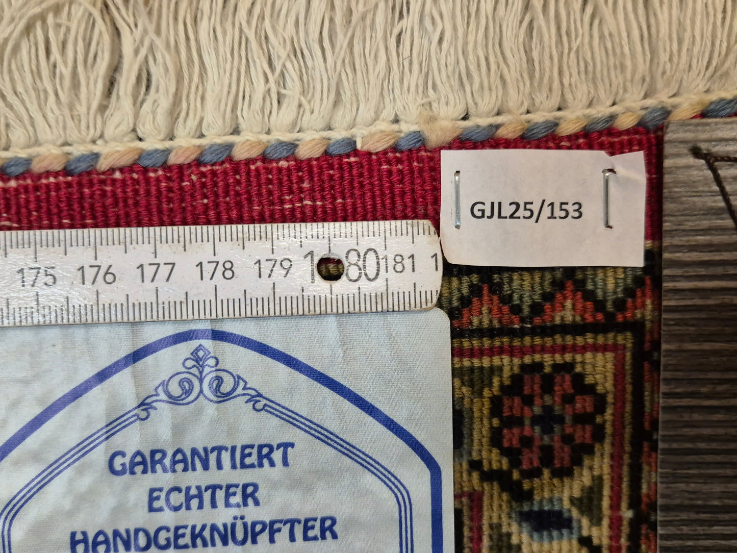 Ghom Teppich Korkwolle florales Medaillon feine Knüpfung