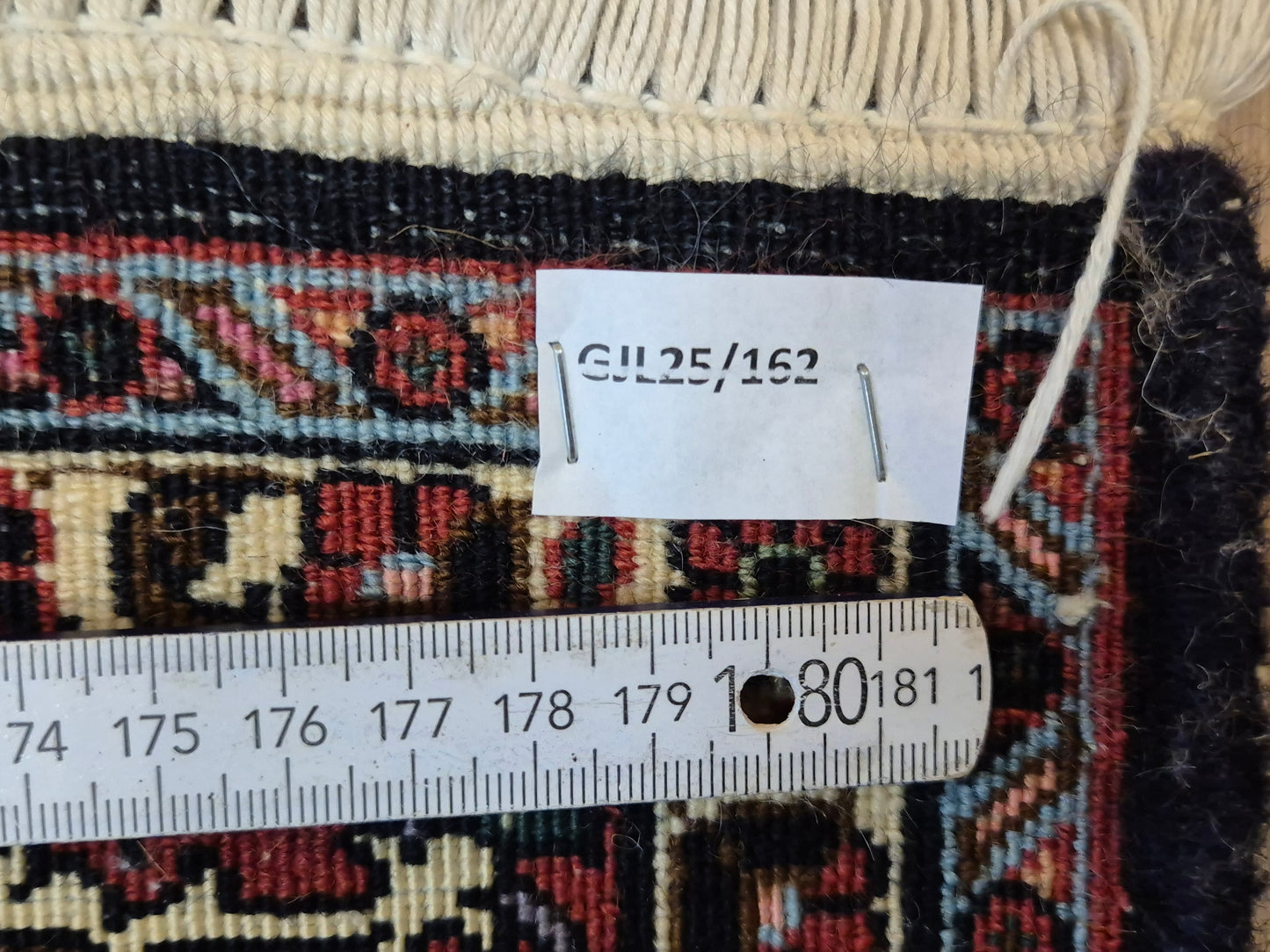 Bidjar Teppich Korkwolle Seide florales Allover-Muster feine Knüpfung