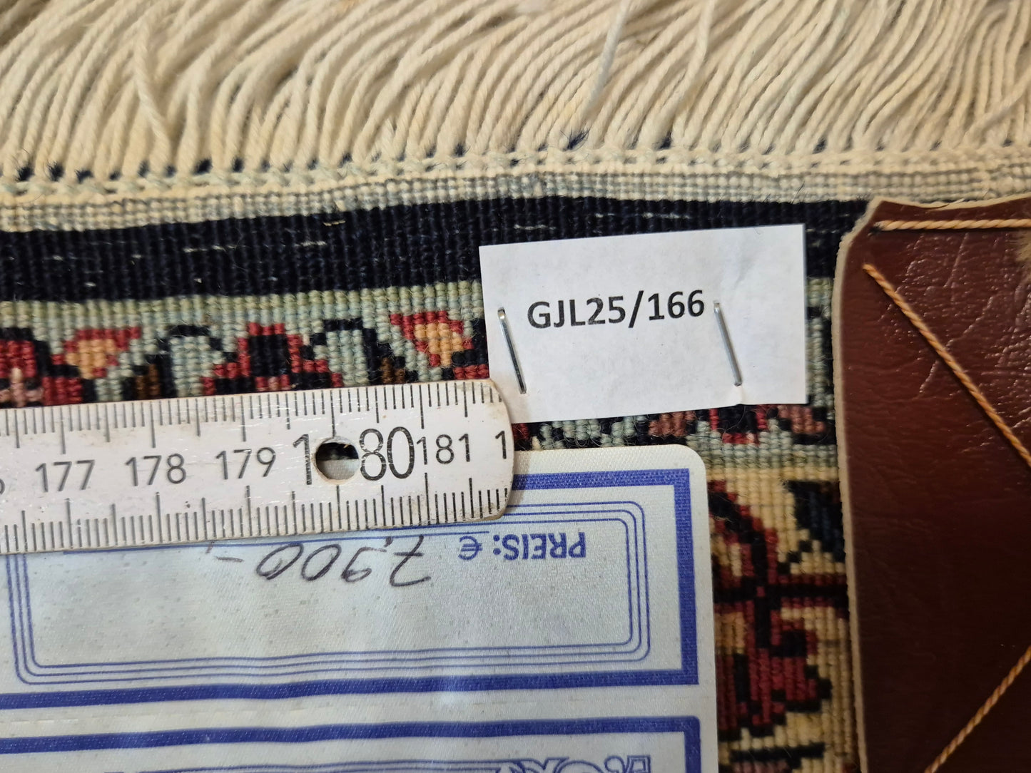 Bidjar Teppich Korkwolle Seide signiert florales Allover-Muster