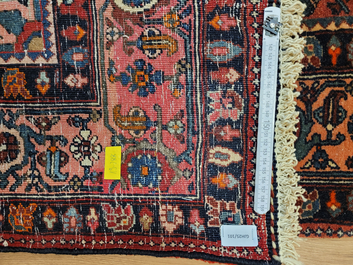 Bidjar Teppich Korkwolle Medaillon florales Muster fein geknüpft