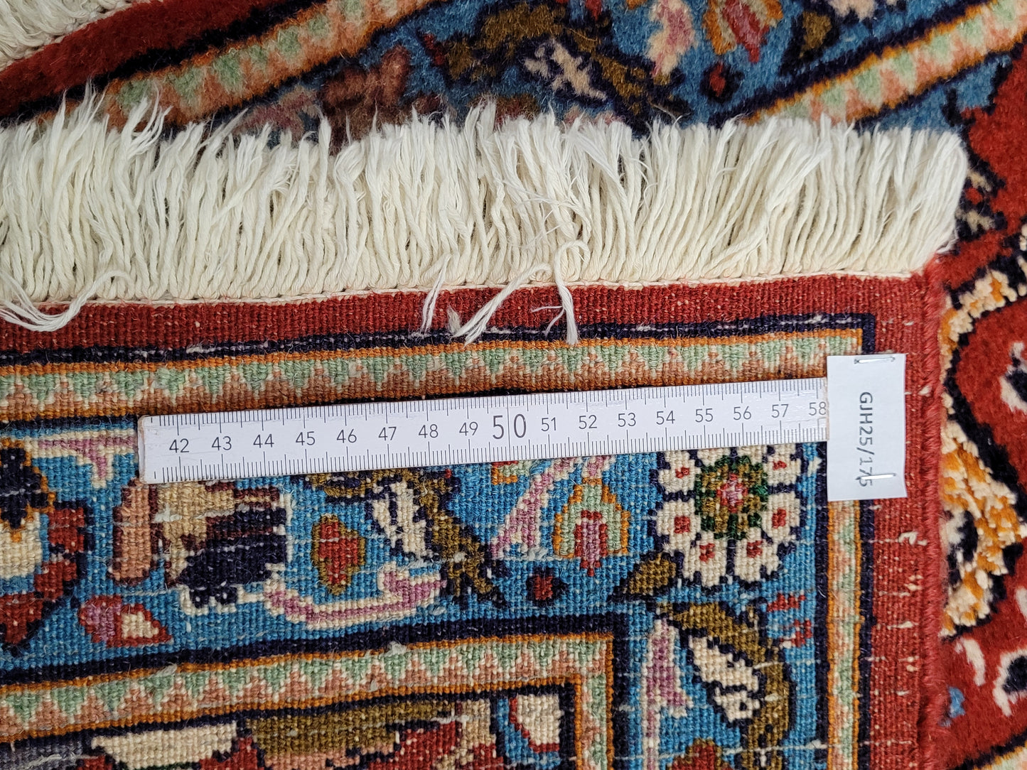 Moud Teppich Wolle mit Seide Gartenmuster feine Knüpfung