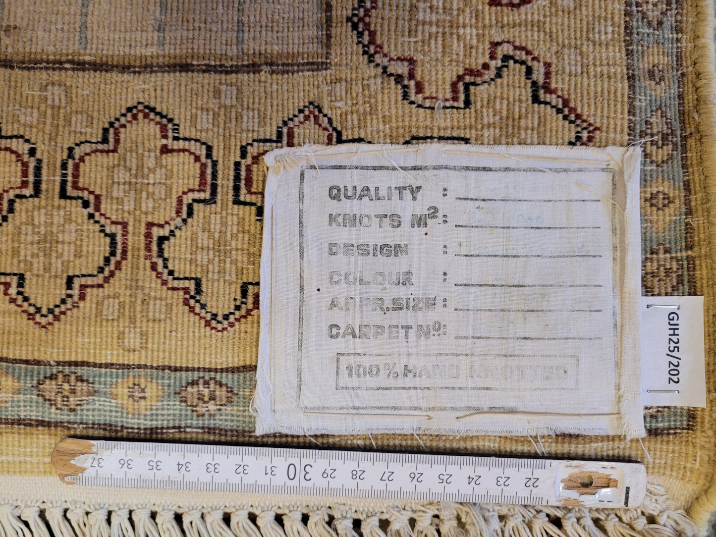 Täbriz Bildteppich 212x150 cm Korkwolle signiert feine Knüpfkunst