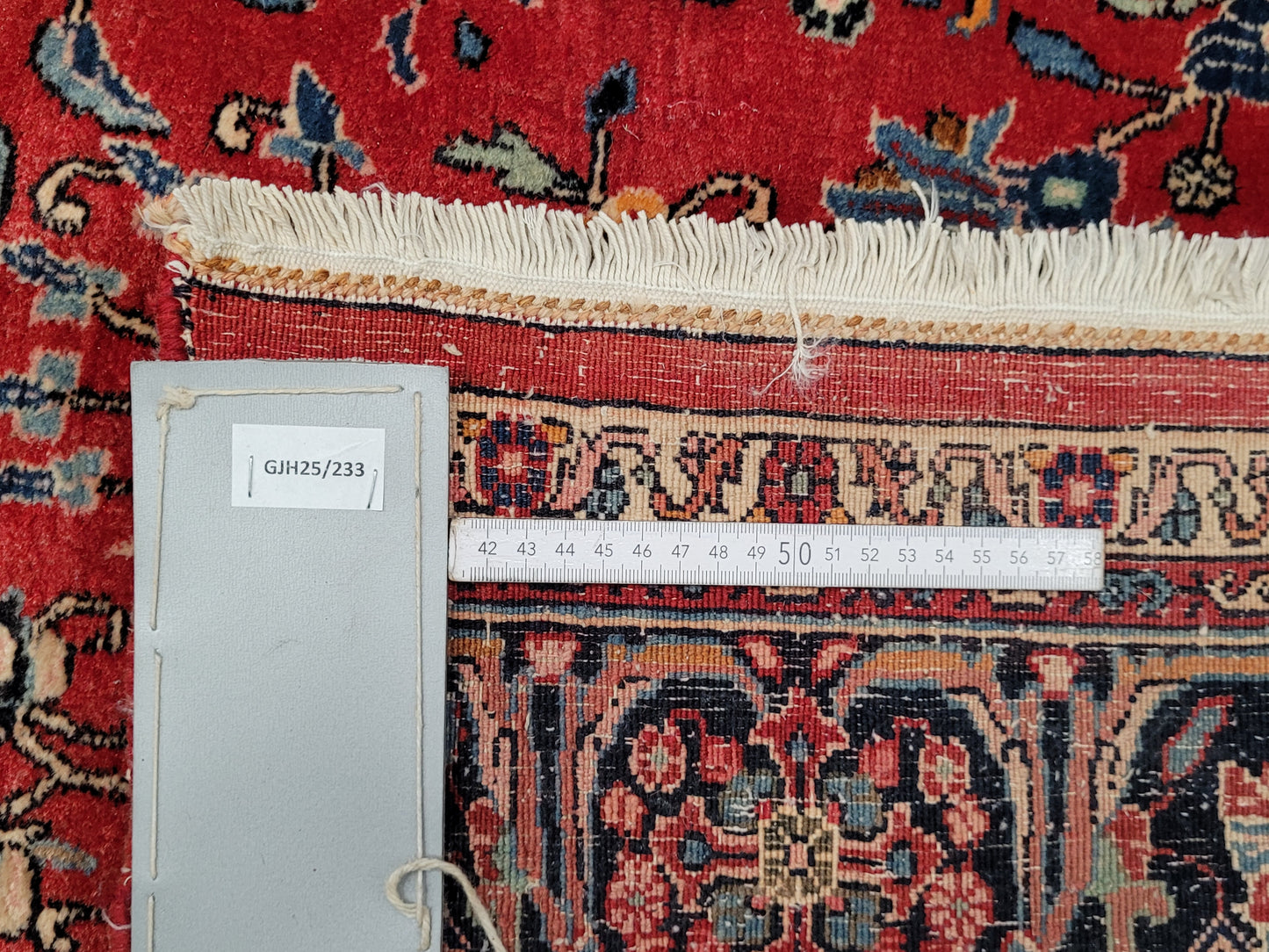 Bidjar Teppich 325x215 cm Korkwolle florales Medaillon Muster