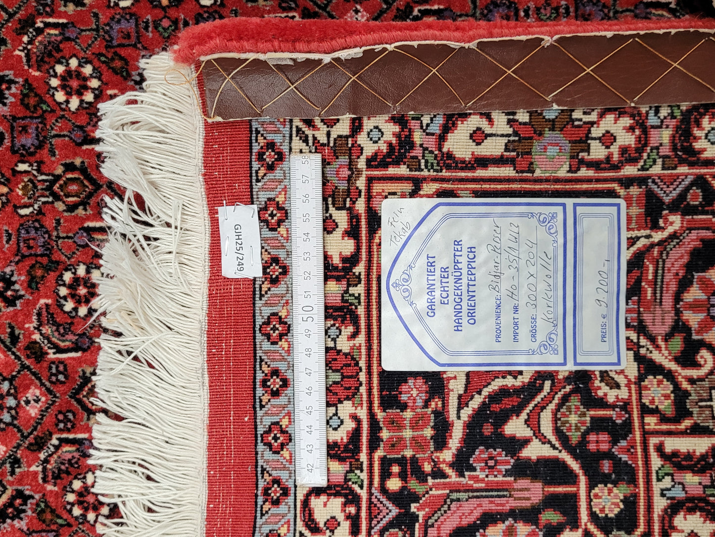 Bidjar Teppich 305x205 cm feine Korkwolle Tekab Medaillon