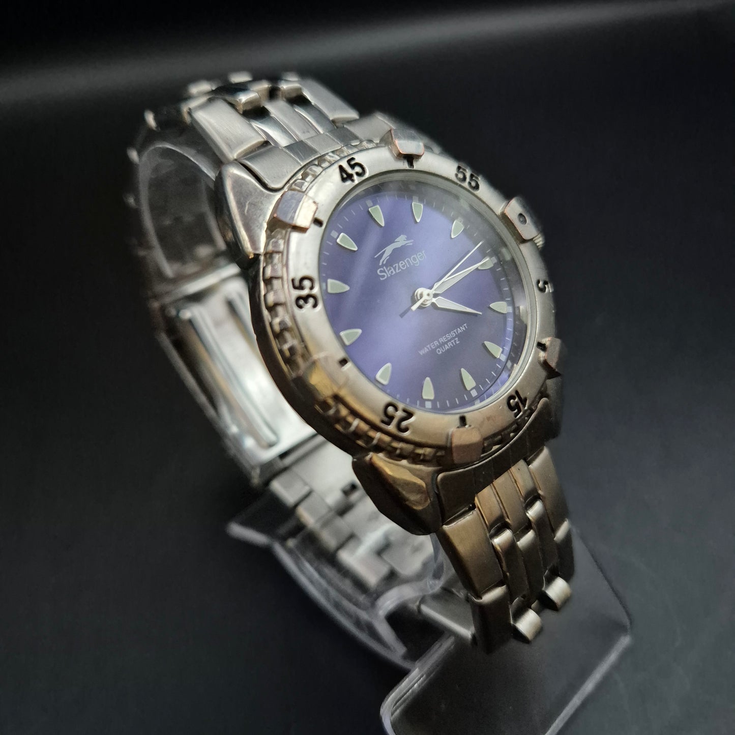 Slazenger Herren Uhr – Sportliches Design mit blauem Zifferblatt