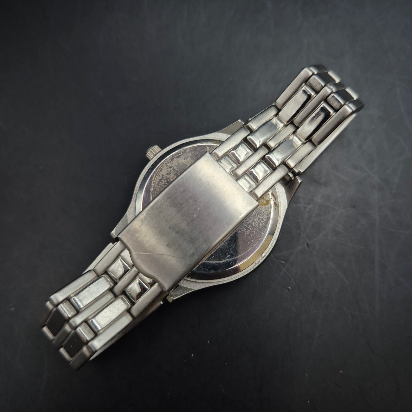 Extravagante Damen Uhr – Olive-Gelbes Pop-Art Zifferblatt