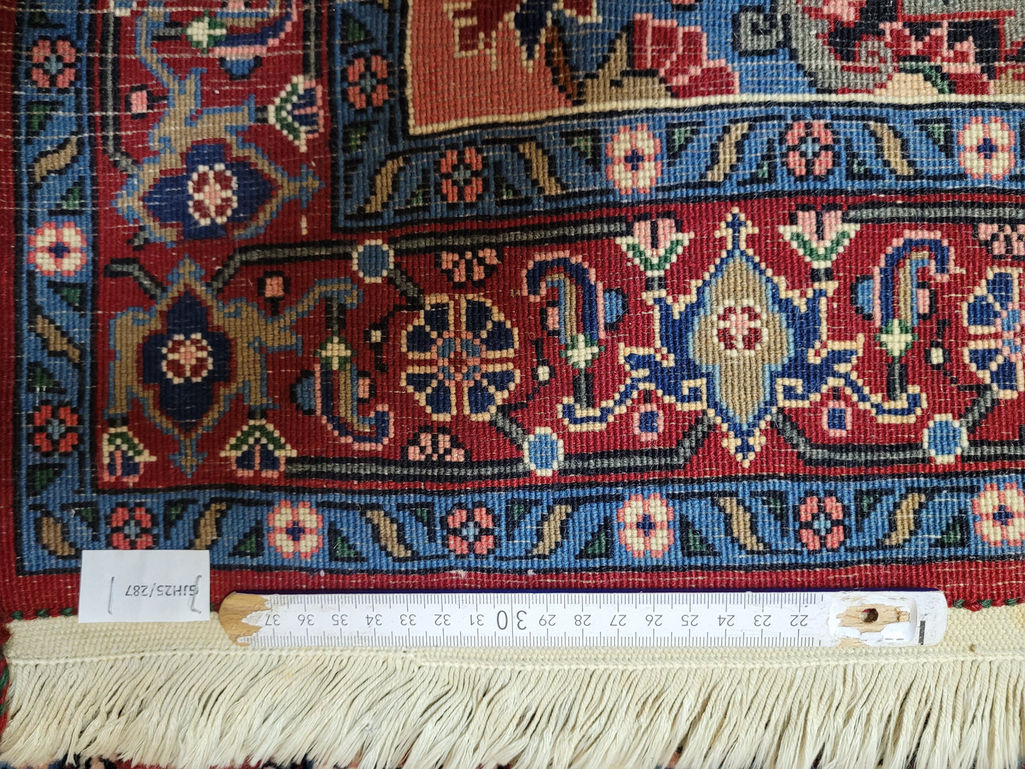 Bidjar Teppich Korkwolle florales Medaillon 168x115 cm