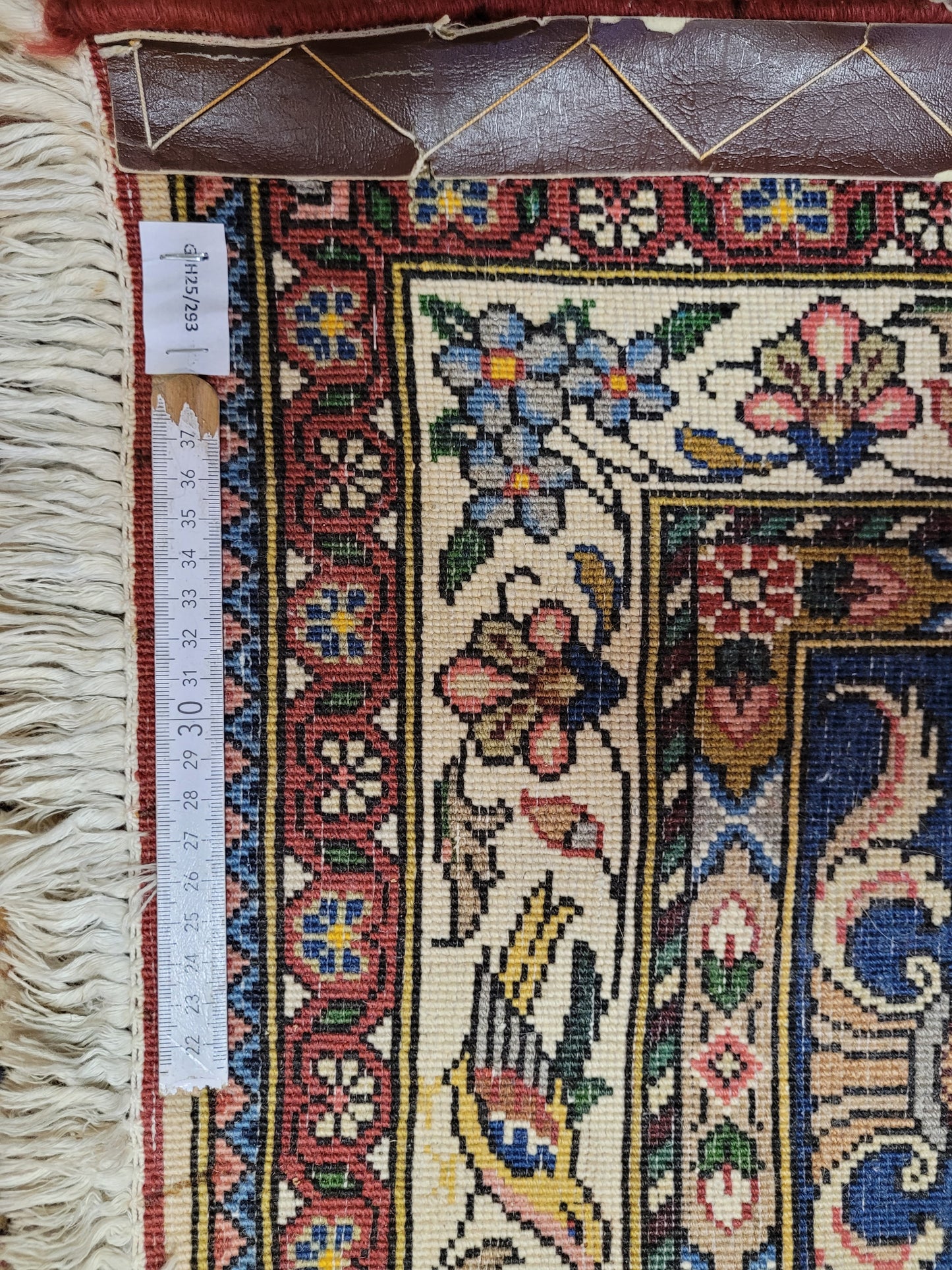 Bakhtiari Teppich Korkwolle Felderdesign 320x106 cm