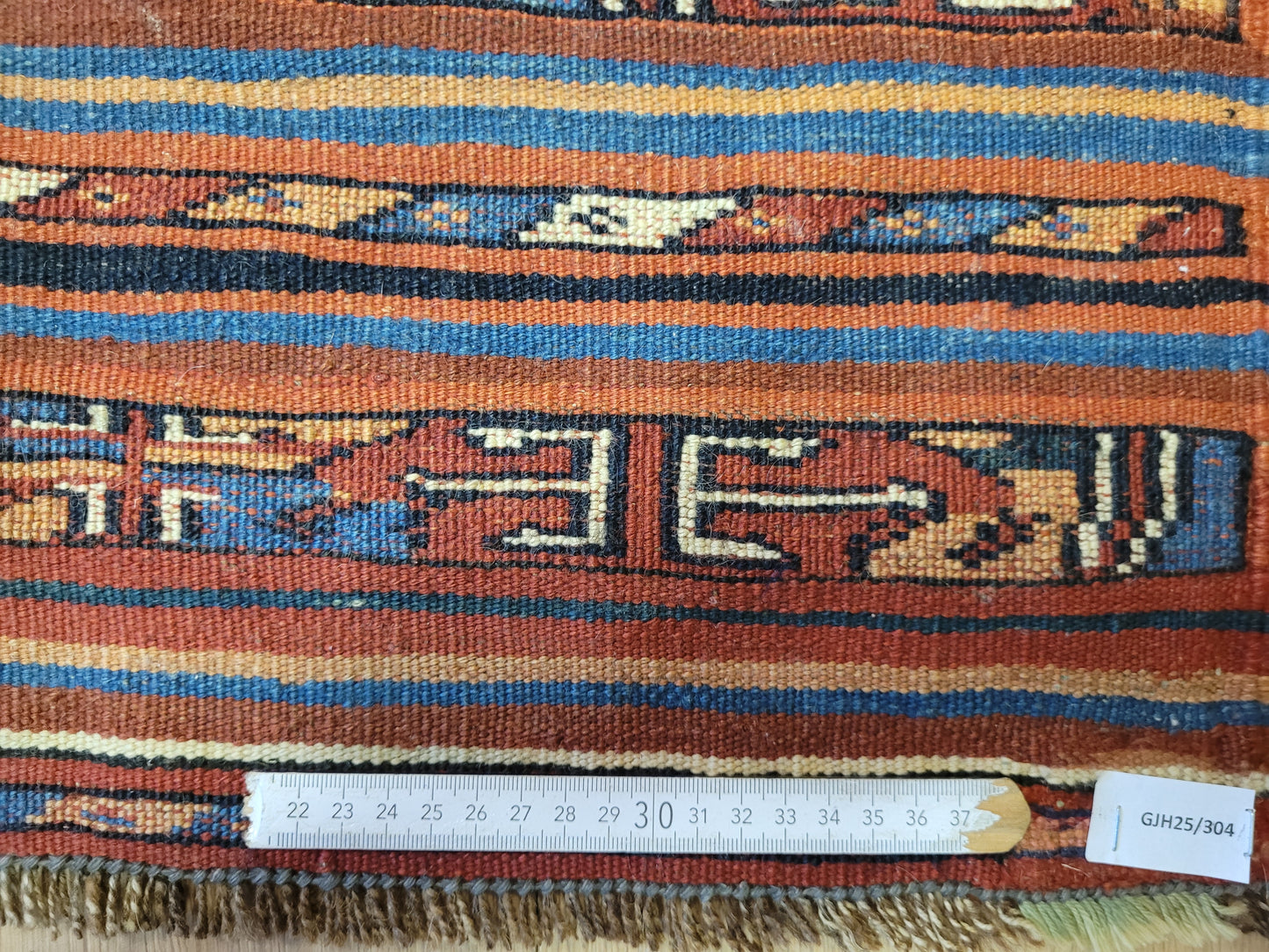 Bachtiar Teppich antik Kelim Knüpfmix 50×60 cm