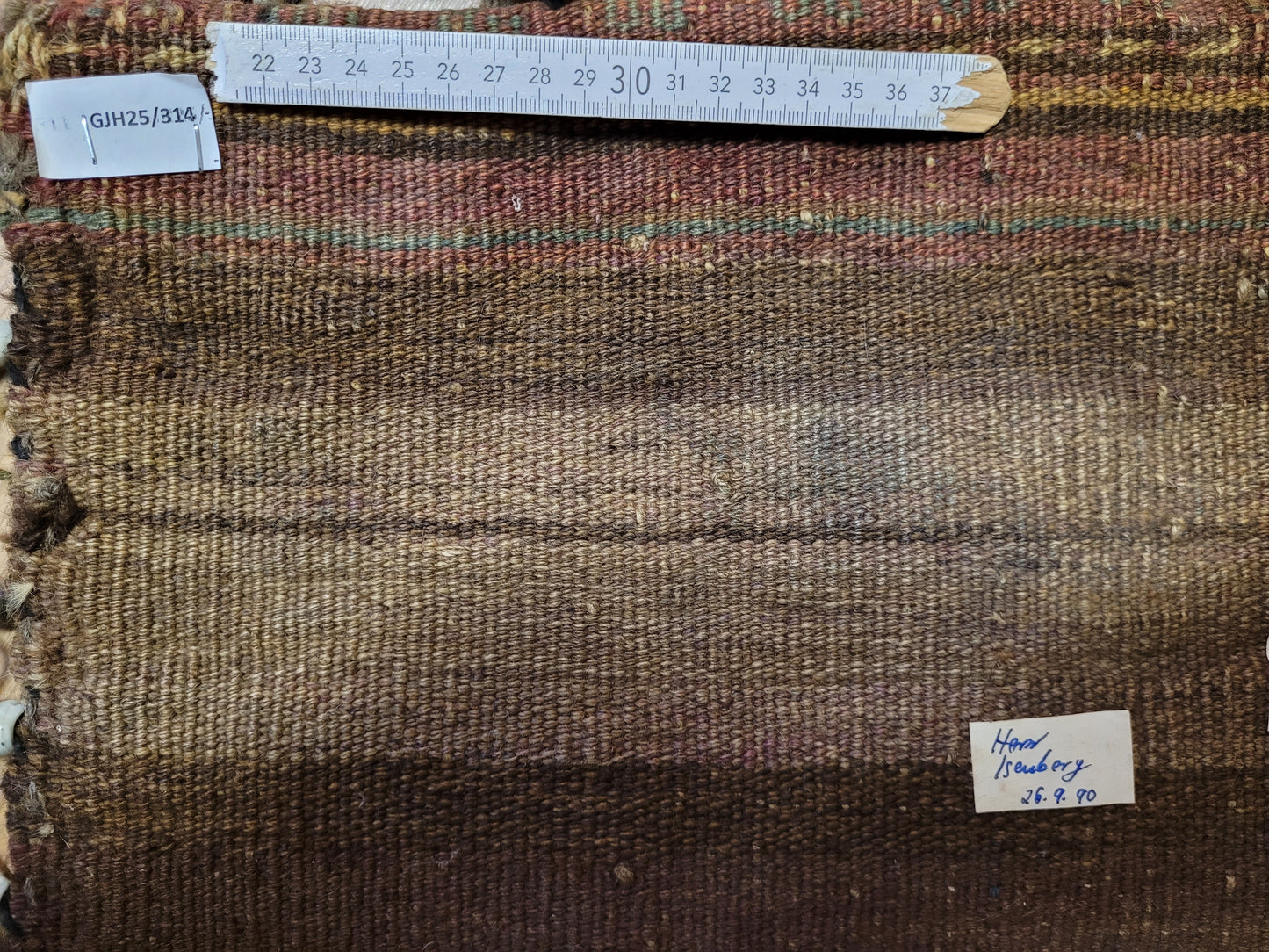 Orientteppich handgeknüpft Kelim Tasche 40×34 cm antik