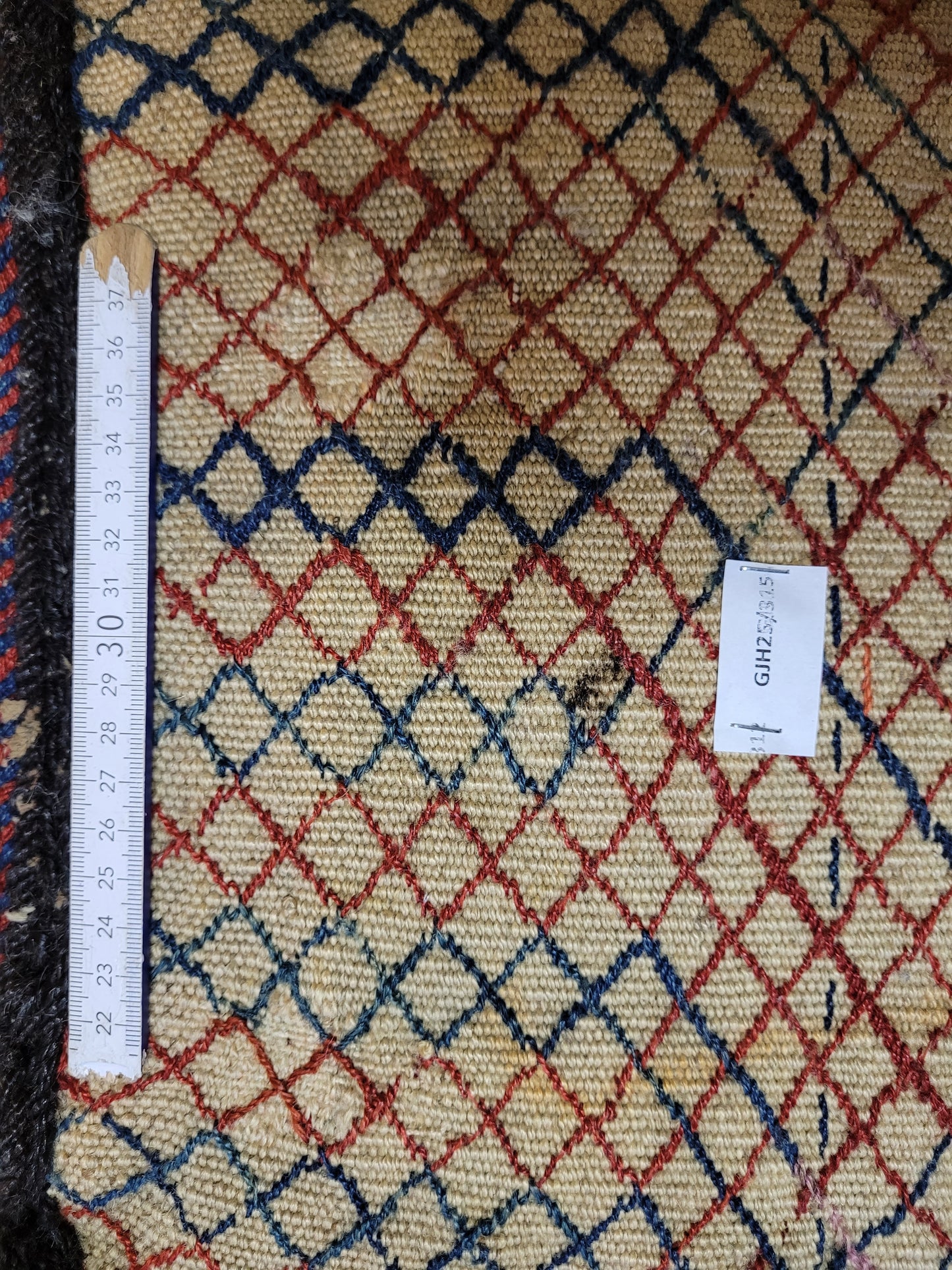 Orientteppich handgeknüpft Kelim Tasche 35×35 cm antik