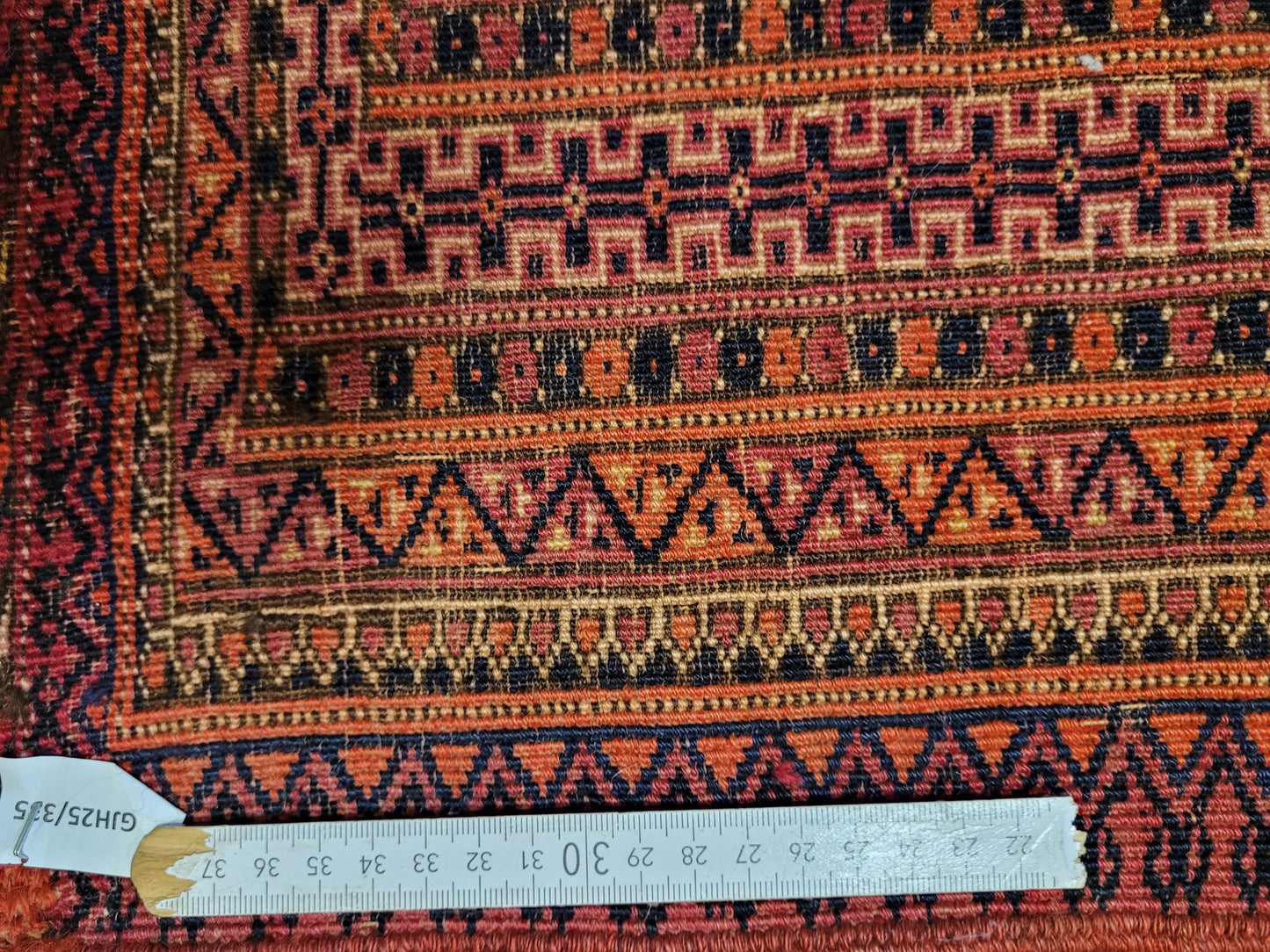 Orientteppich handgeknüpft Jomut Läufer 116x35 cm