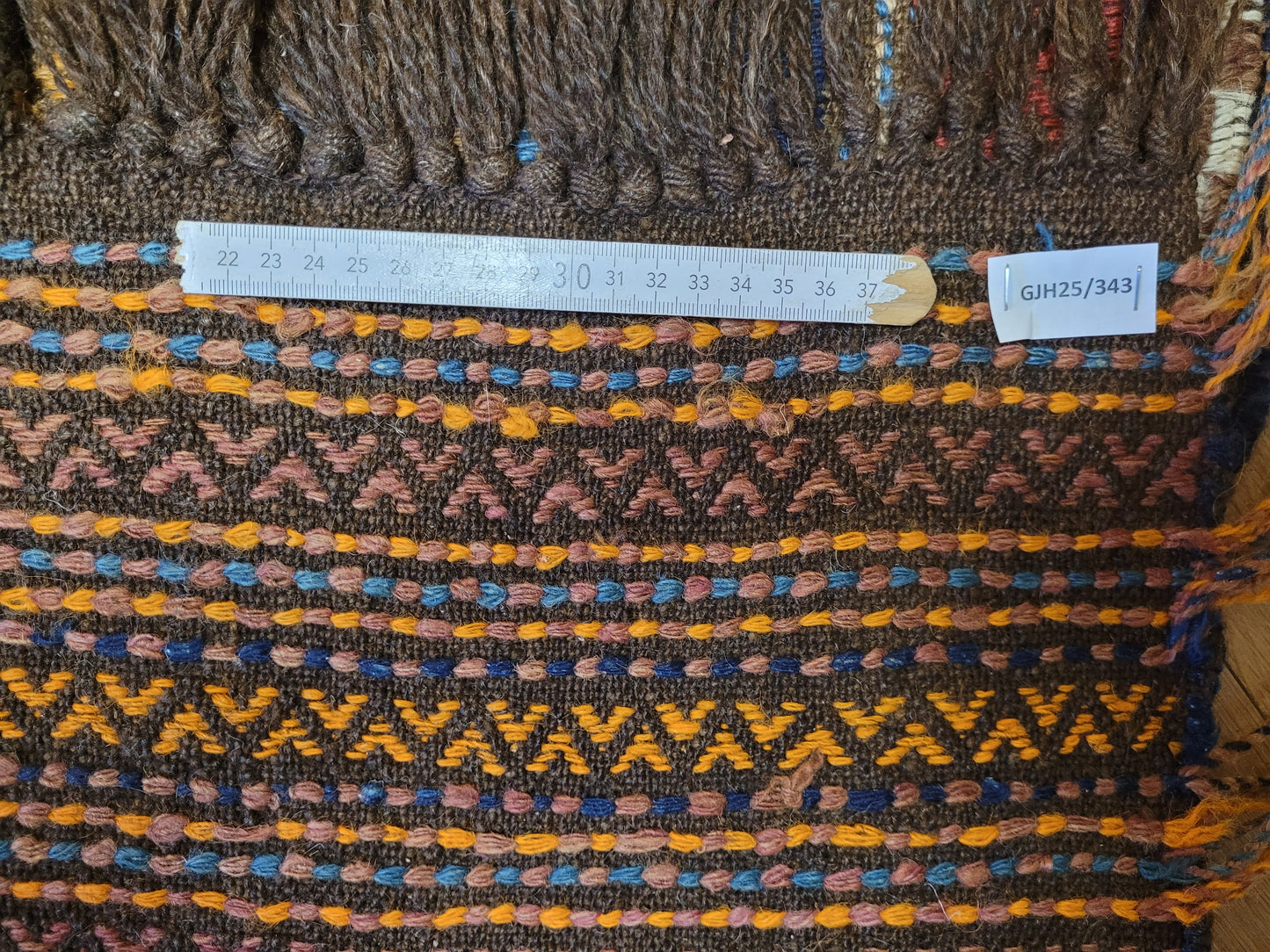 Orientteppich handgeknüpft Kelim Läufer 260×63 cm