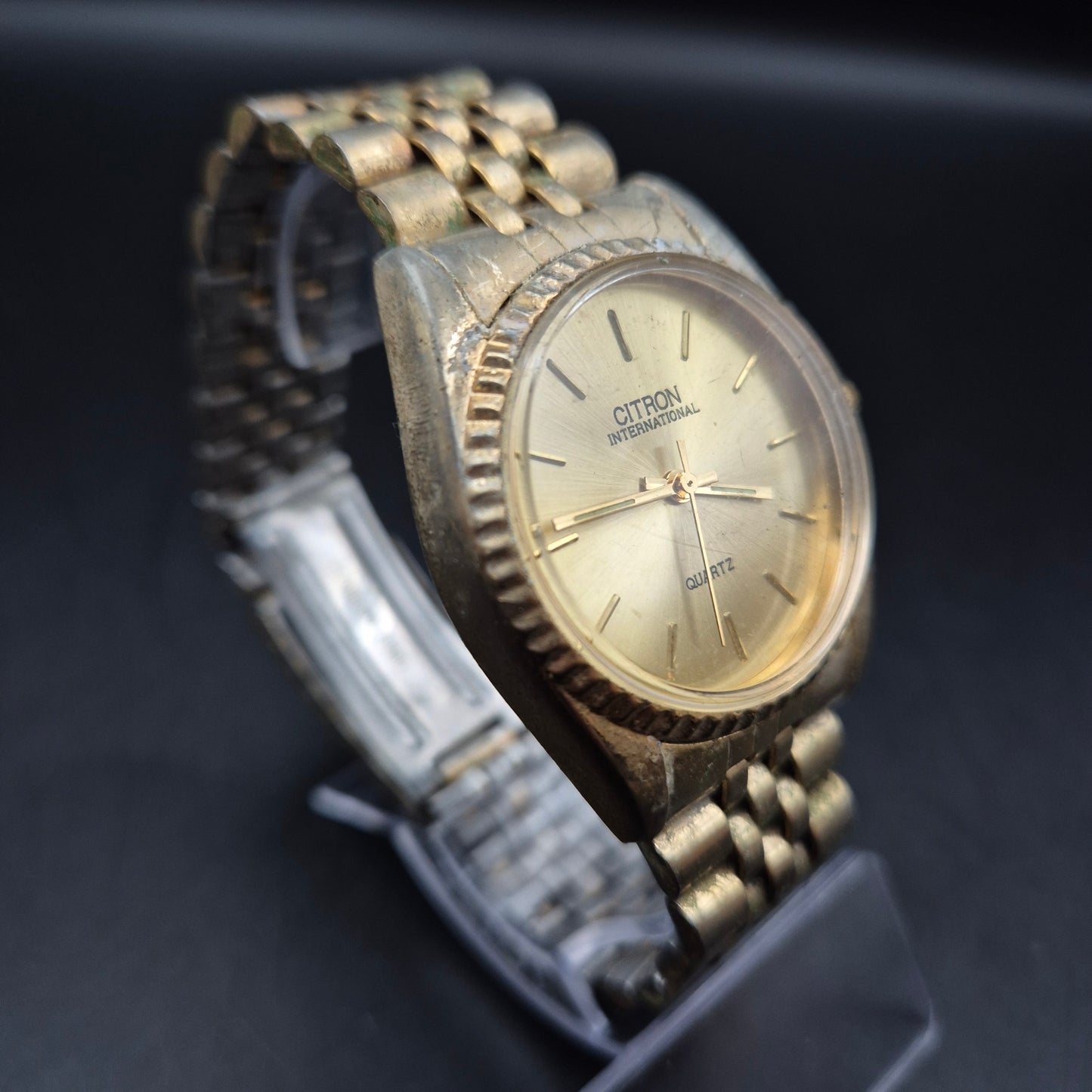 Citron Herren Uhr – Klassisches Design in Goldoptik