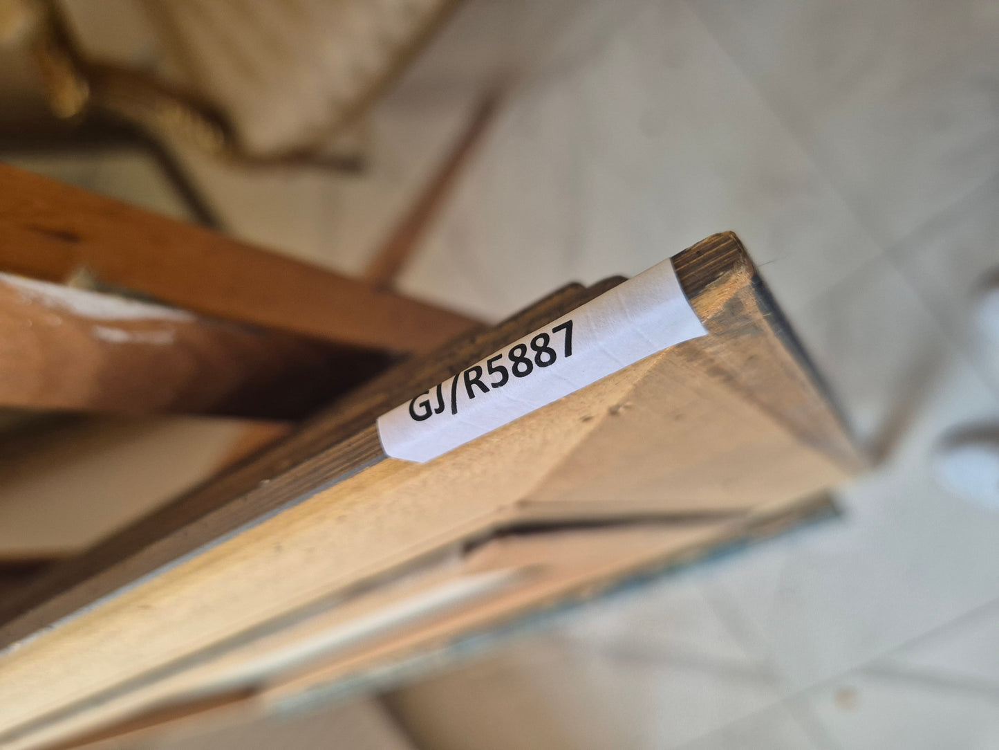 Ölgemälde Stillleben Früchte Krug K. Cotton (XX) Gerahmt 44x54cm