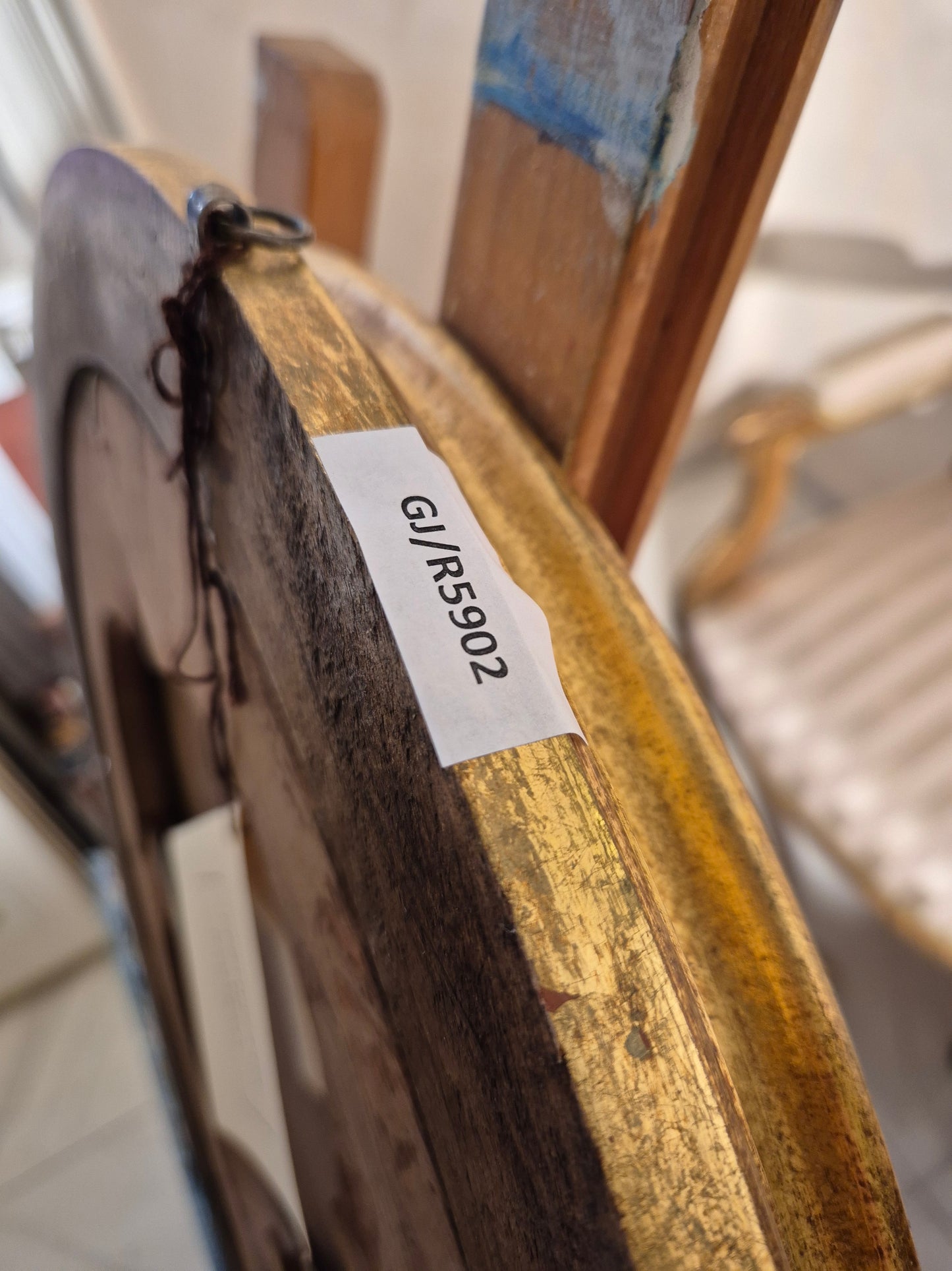 Ölgemälde Stillleben Pfingstrosenstrauß Handsigniert Italienische Schule (XX) 47x47