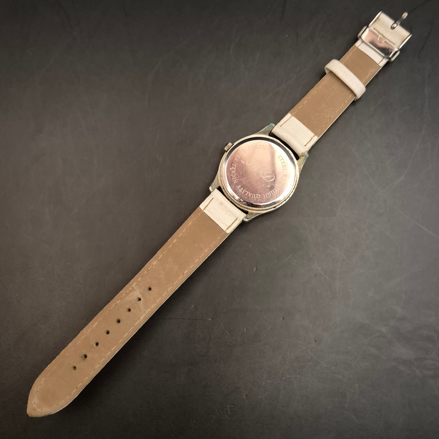 Sylt Damen Uhr mit weißem Lederarmband – Maritimer Retro-Look