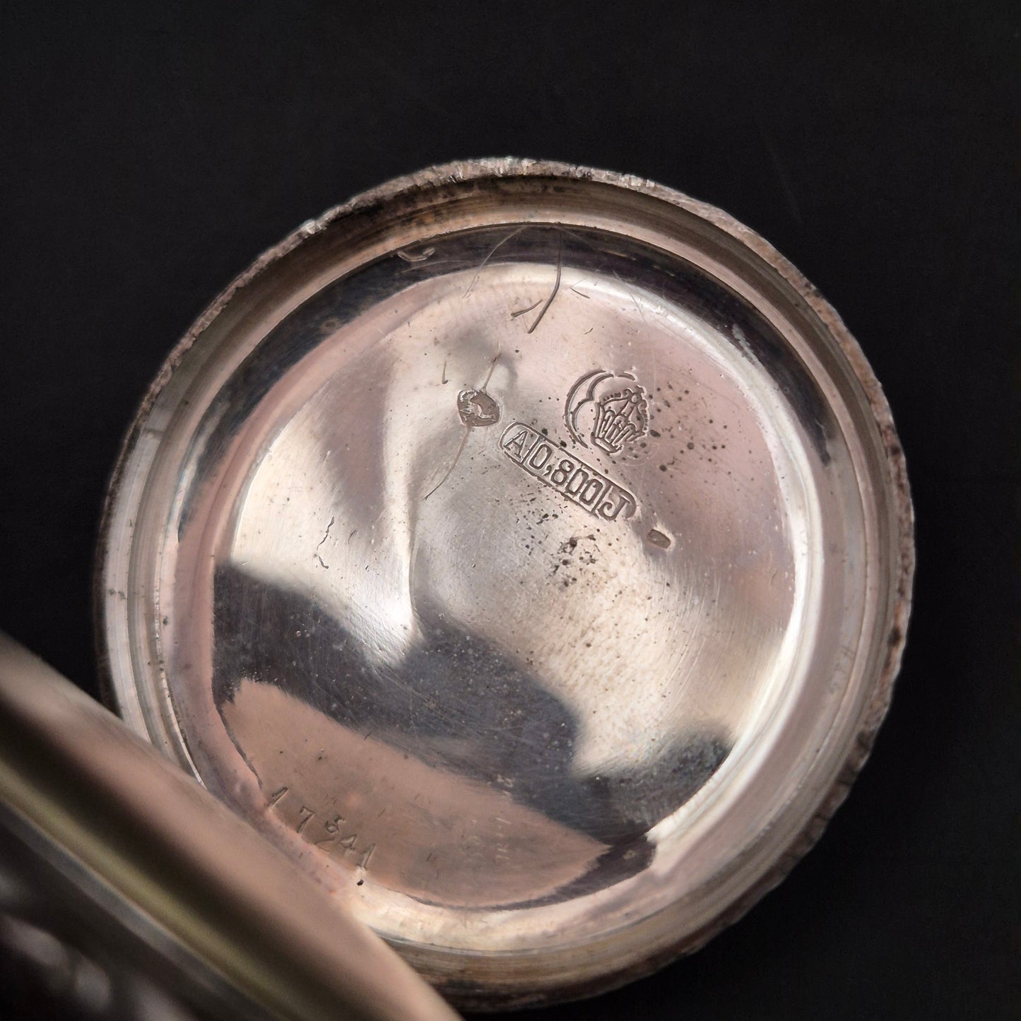 Antike Remontoir Taschenuhr – Französisches Design mit Handaufzug