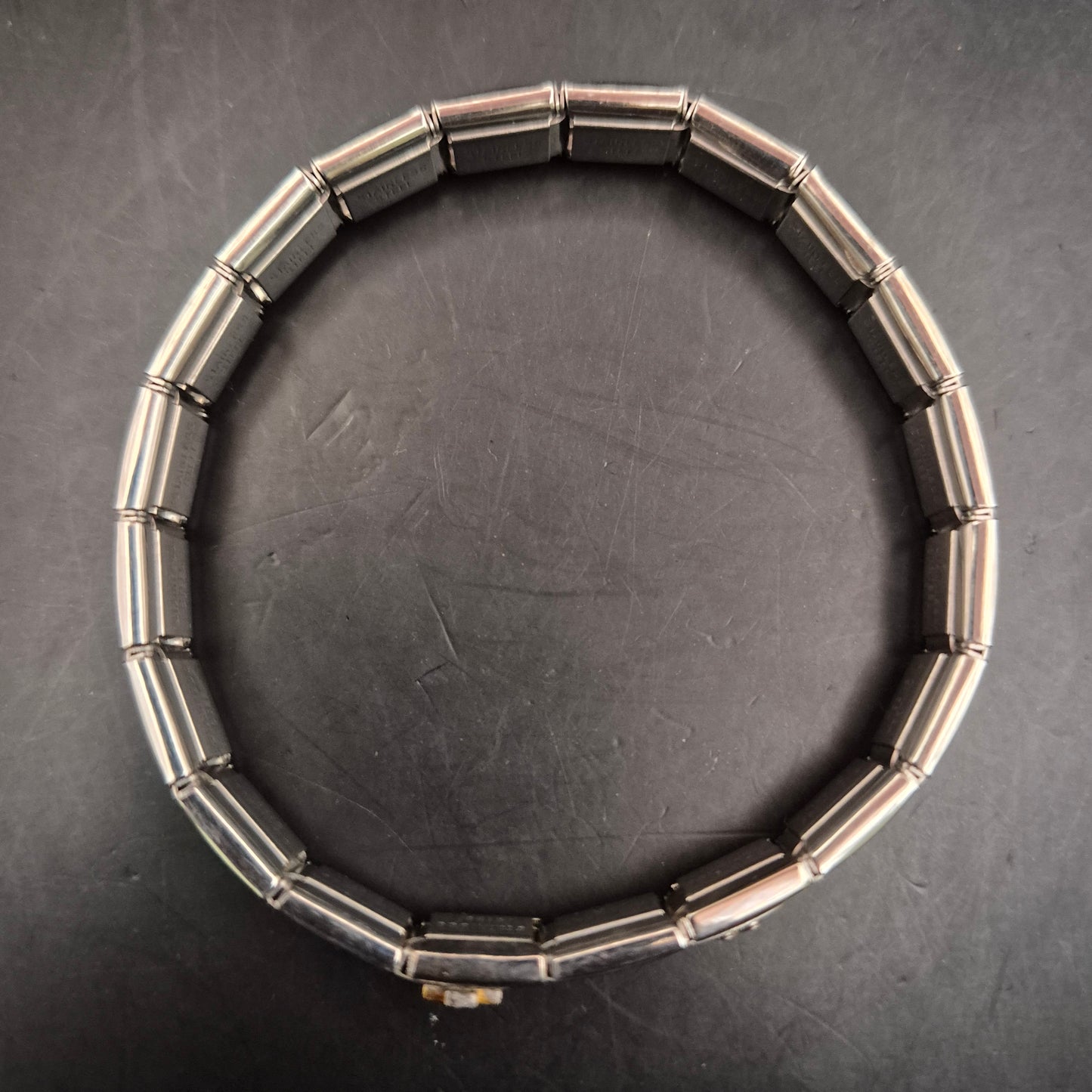 Modulares Edelstahl Armband mit Herz- und Blumenmotiv – Flexibler Stil