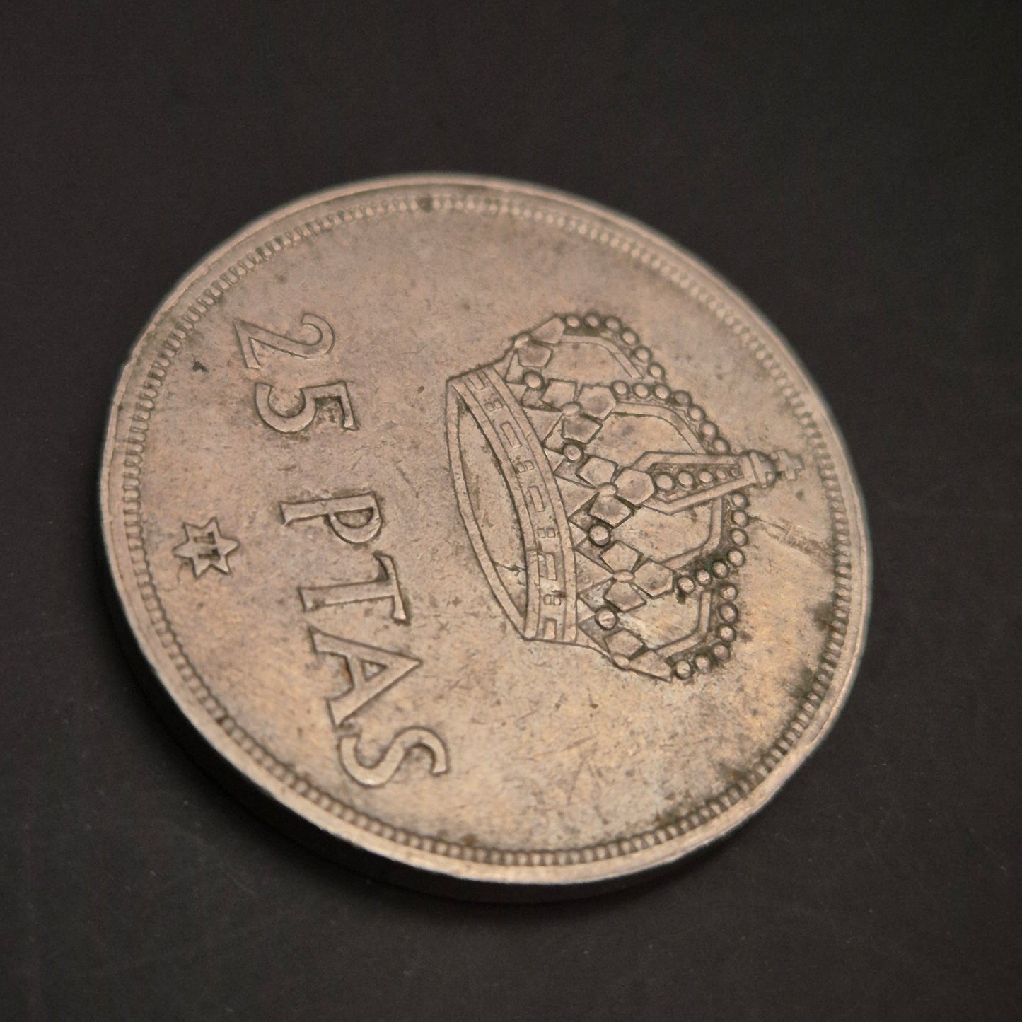 Spanische 25 Pesetas Münze 1975 Juan Carlos I, Sammlermünze