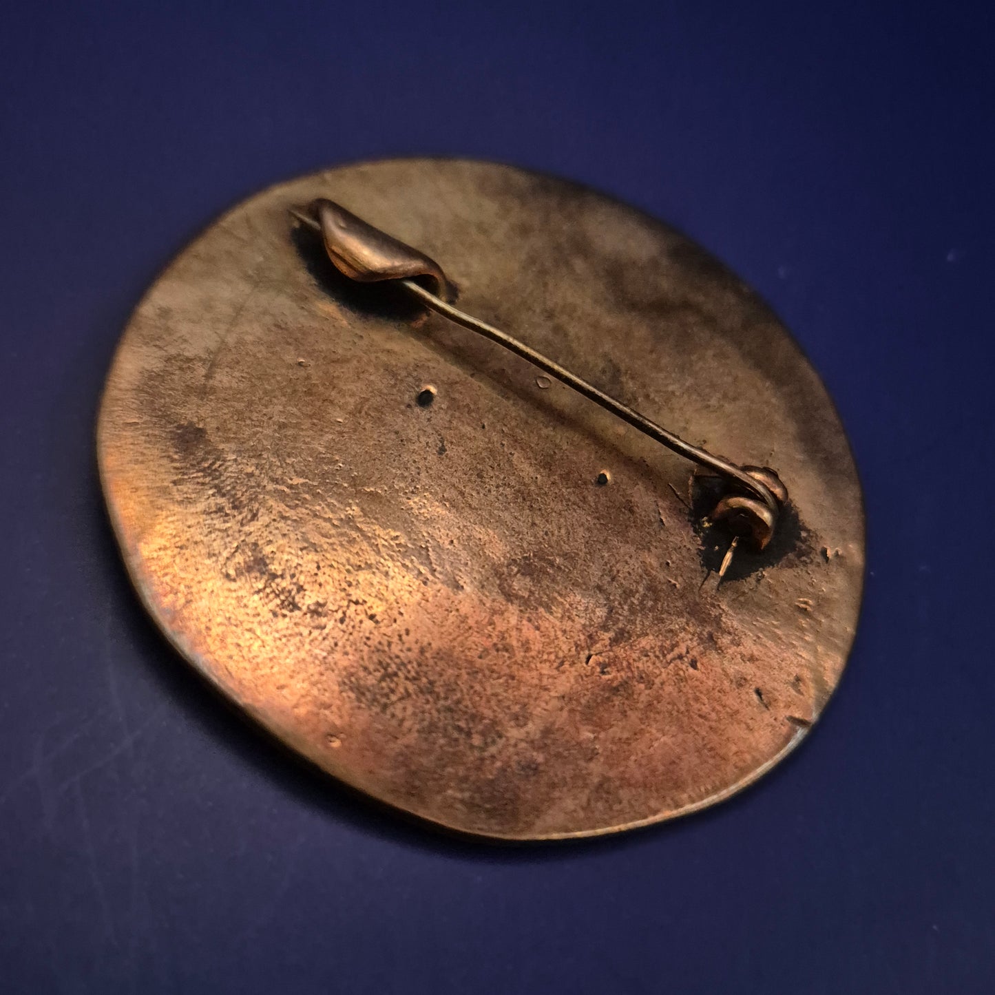 Große Ethno Brosche in Bronzeoptik – Orientalisch inspiriertes Design