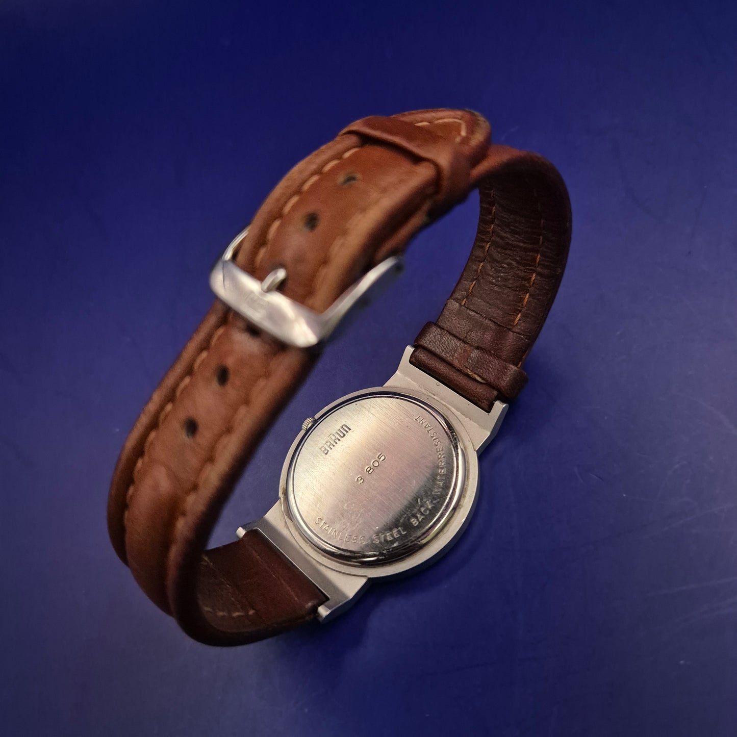 Klassische Braun Herren Uhr – Minimalistisches Bauhaus Design AW 50