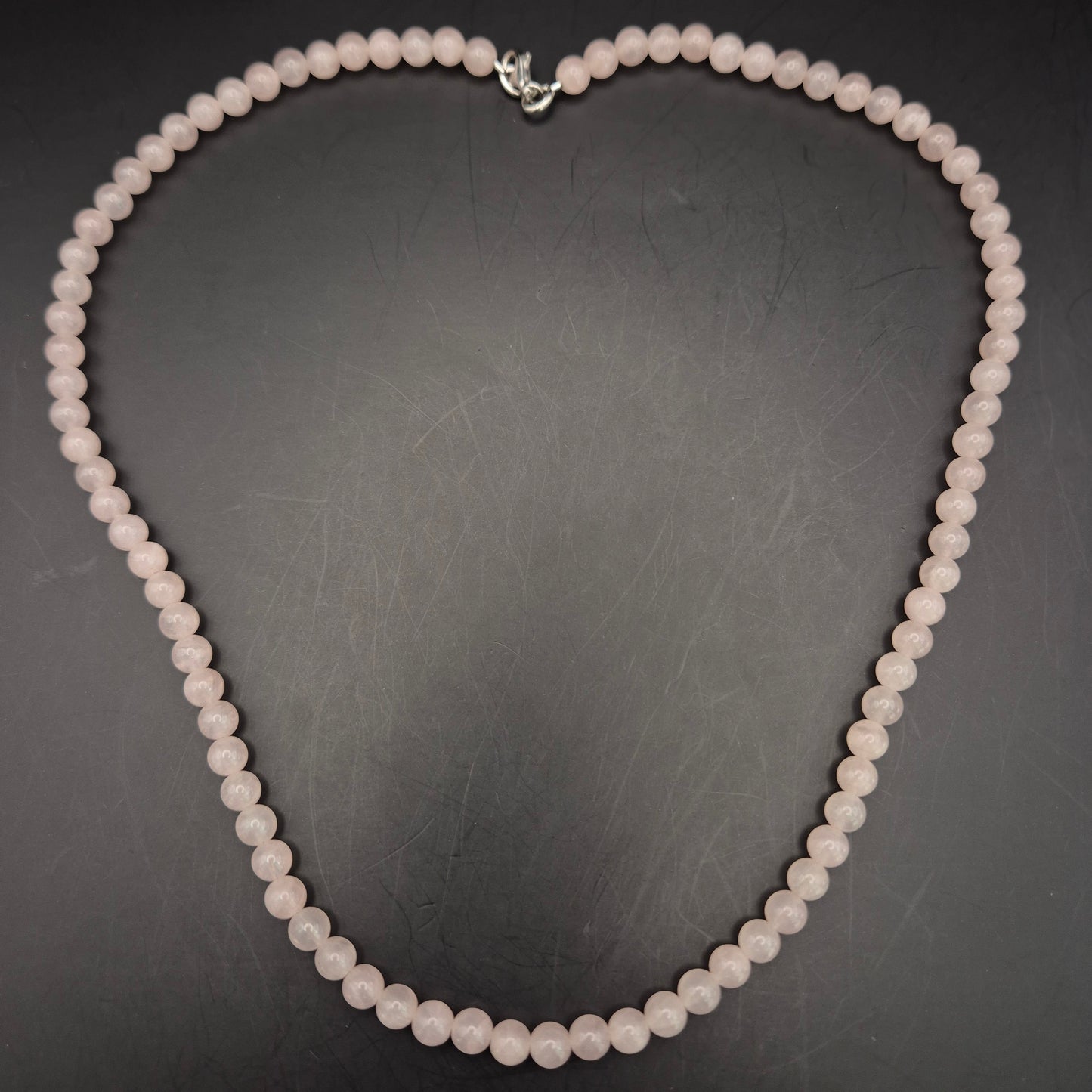 Edle Rosenquarz Damen Kette – Sanftes Rosa für zeitlose Eleganz
