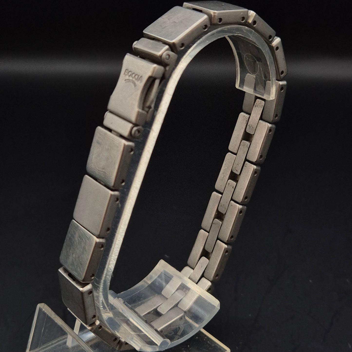 Edles Boccia Titanium Herren Armband – Puristisches Design aus Titan
