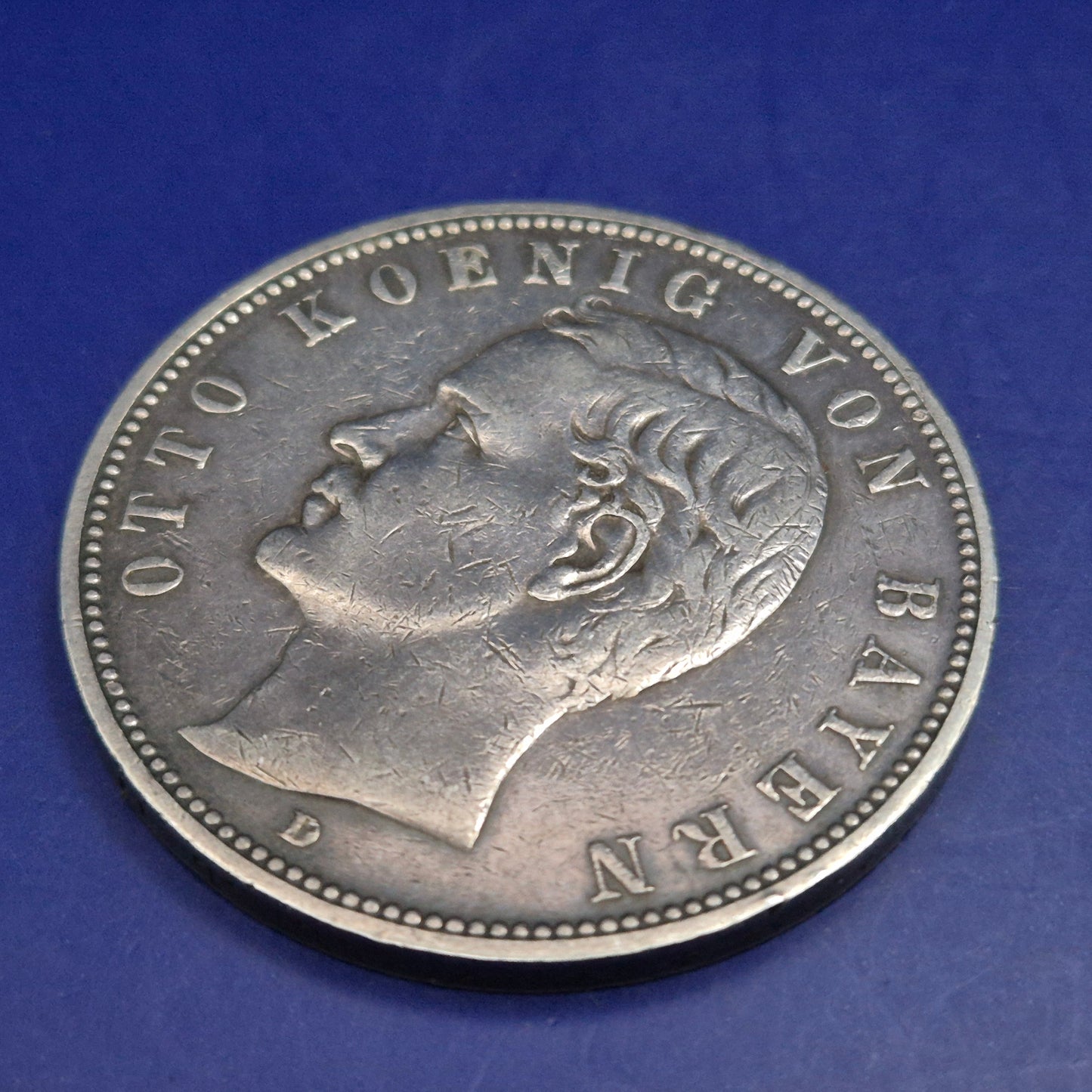 Historische 5 Mark Münze 1904 – Otto König von Bayern Silbermünze
