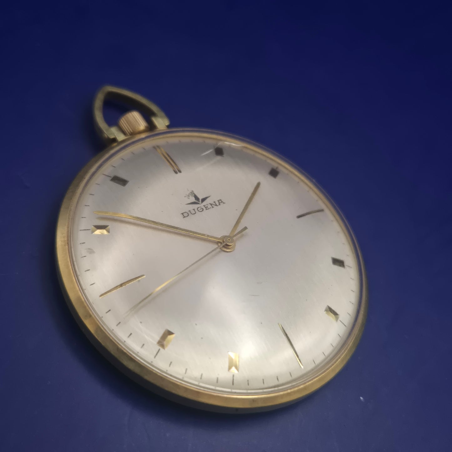 Klassische Dugena Frackuhr – Goldfarbenes Vintage Design für Herren