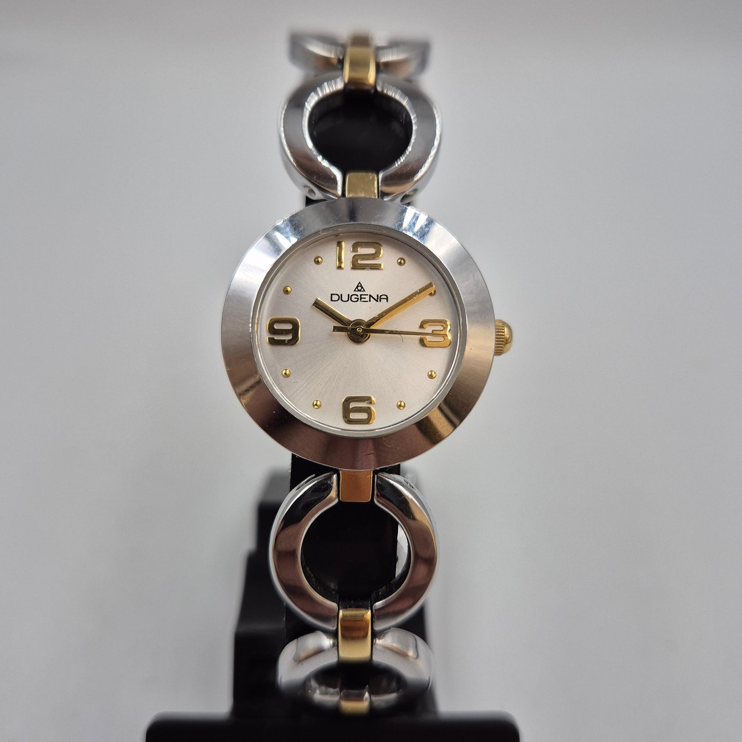 Elegante Dugena Damen Uhr – Klassisches Bicolor Spangen-Design