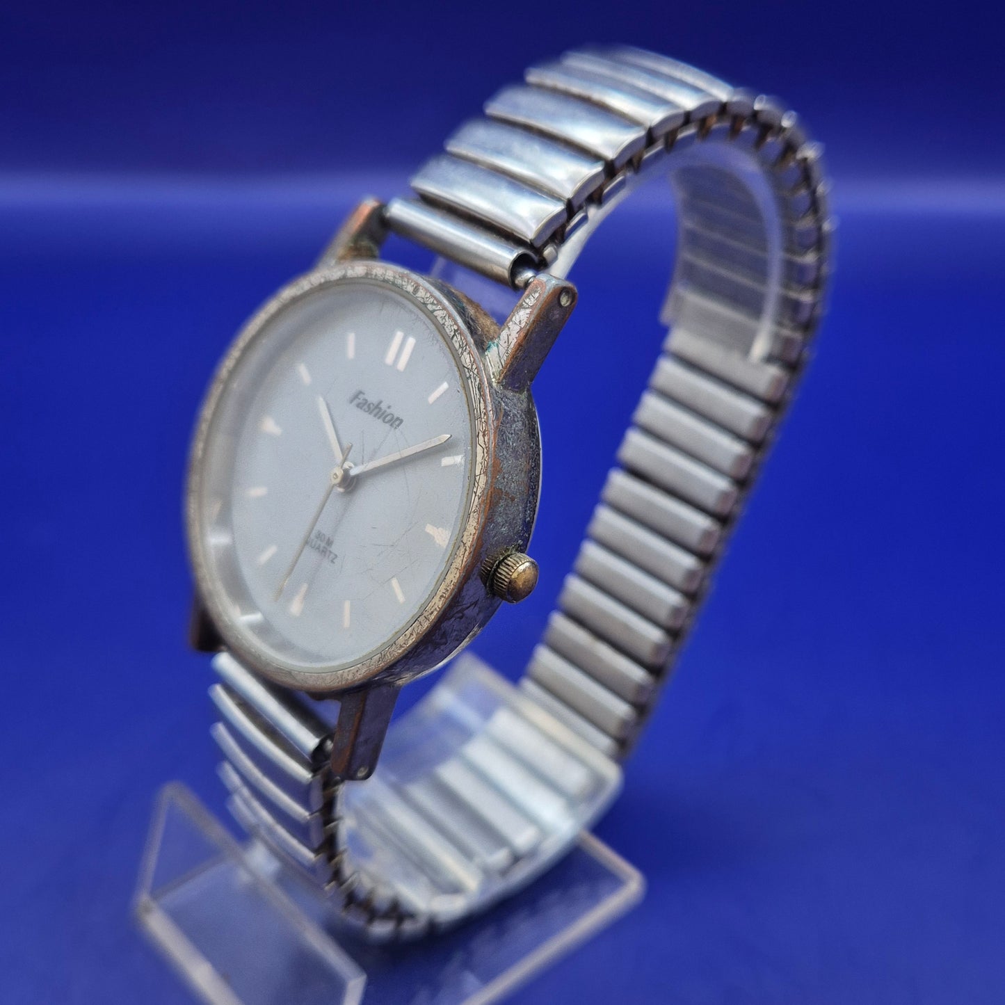 Klassische Fashion Vintage Herren Uhr mit Flexarmband