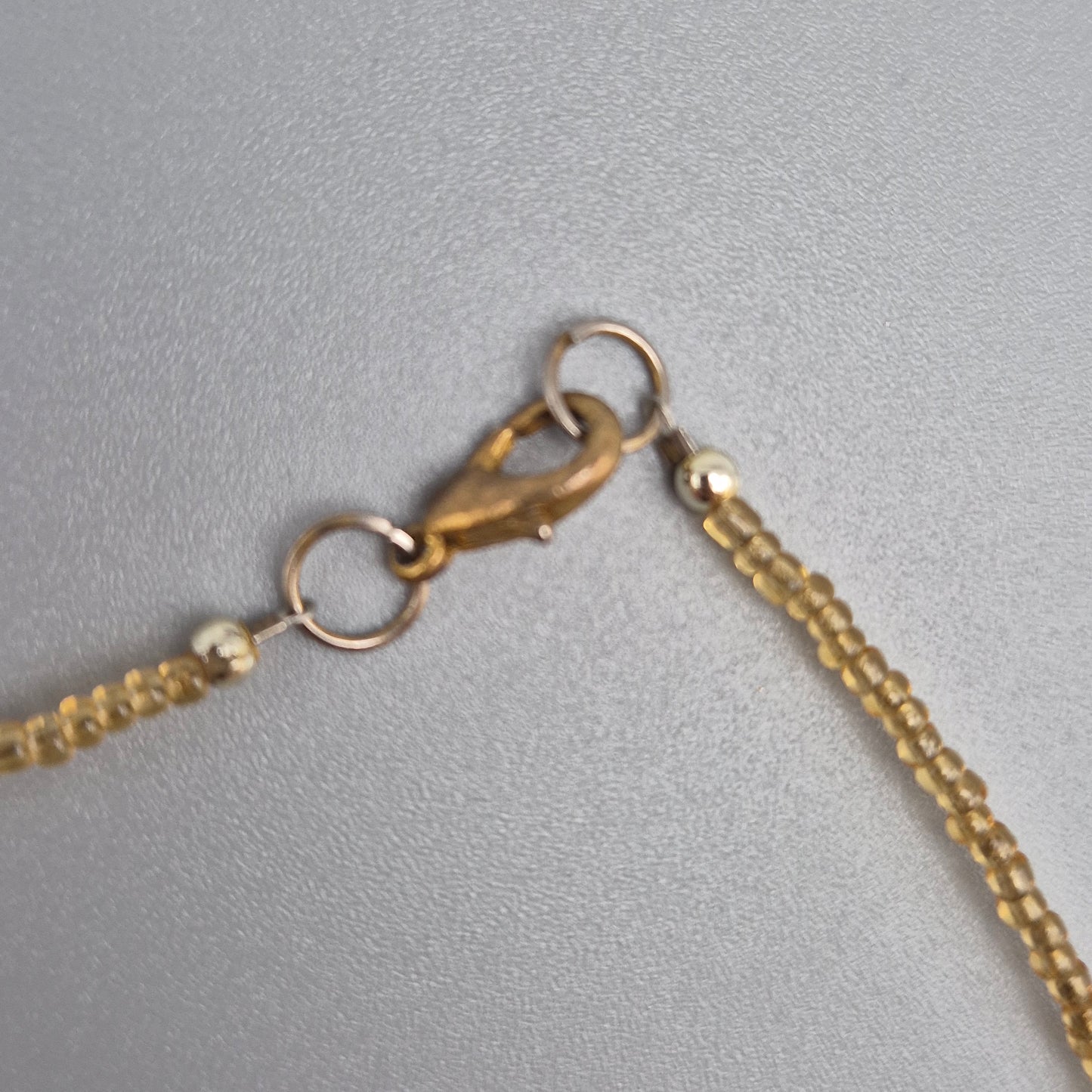 Vintage Sternzeichen Kette ARIES Widder mit Anhänger Goldfarben