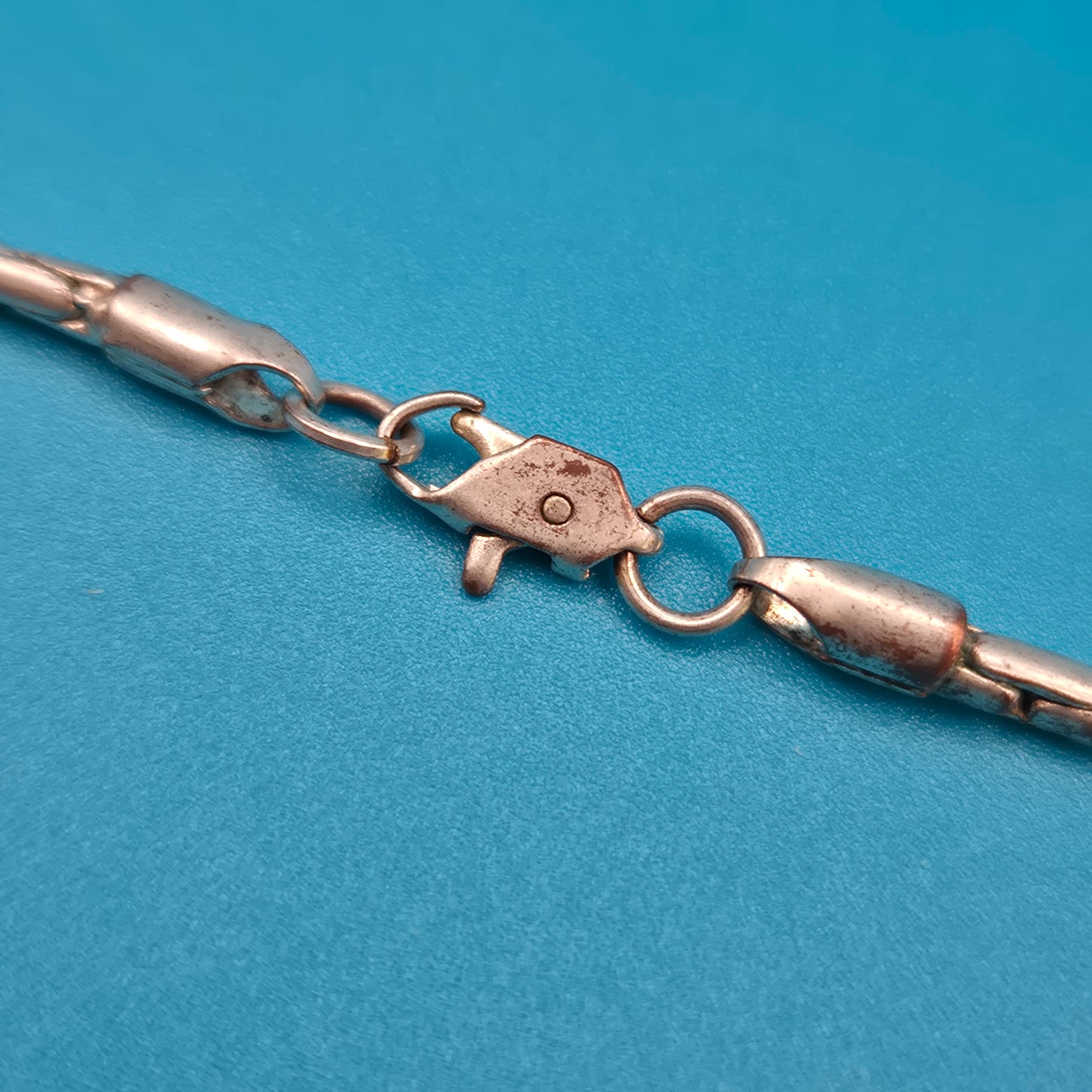 Elegante Vintage Kette Rundpanzer glänzend