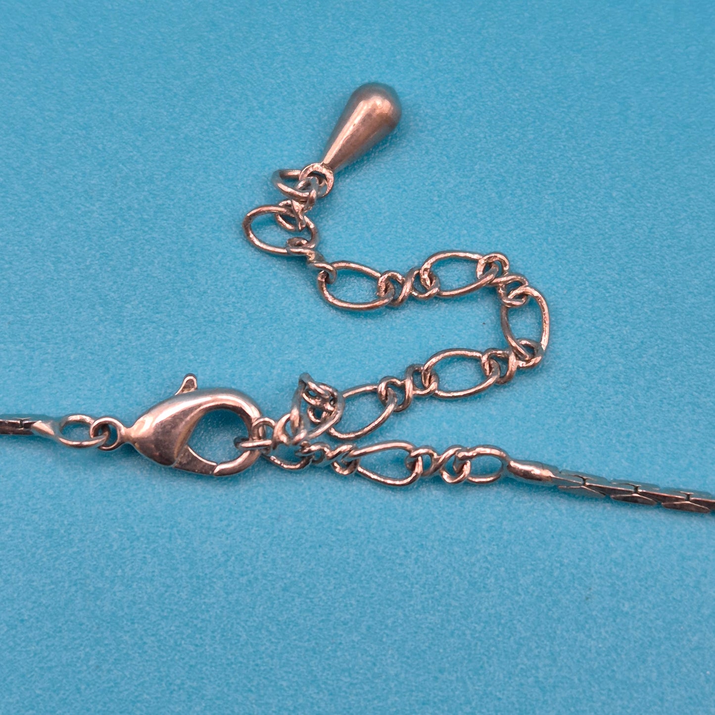 Vintage Blumen-Collier mit Emaille-Applikationen und Strassbesatz