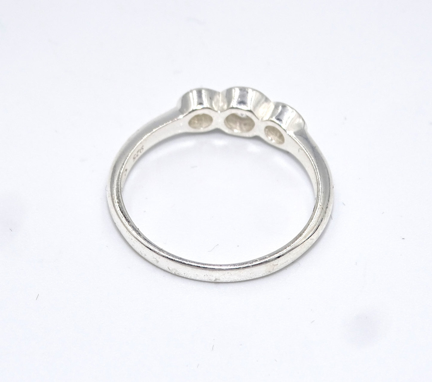 Vintage STE BEE Zirkonia Sterling Silber Ring, Größe 55