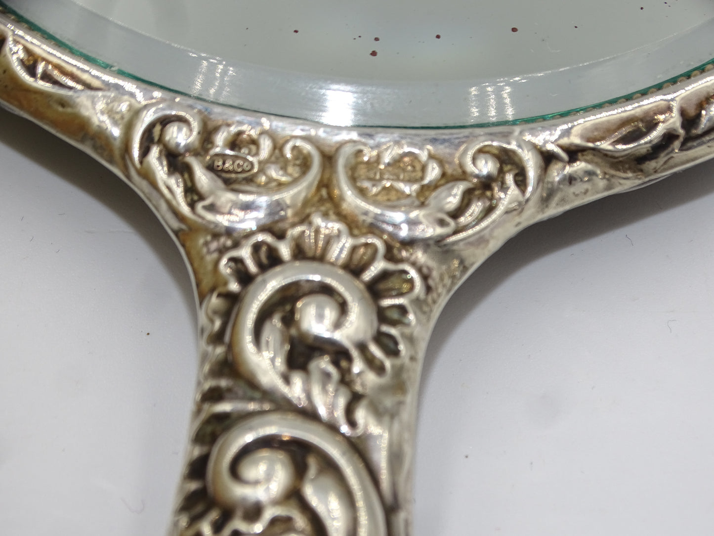 Vintage 925er Sterlingsilber-Waschtischset von Broadway & Co, 3-teilig