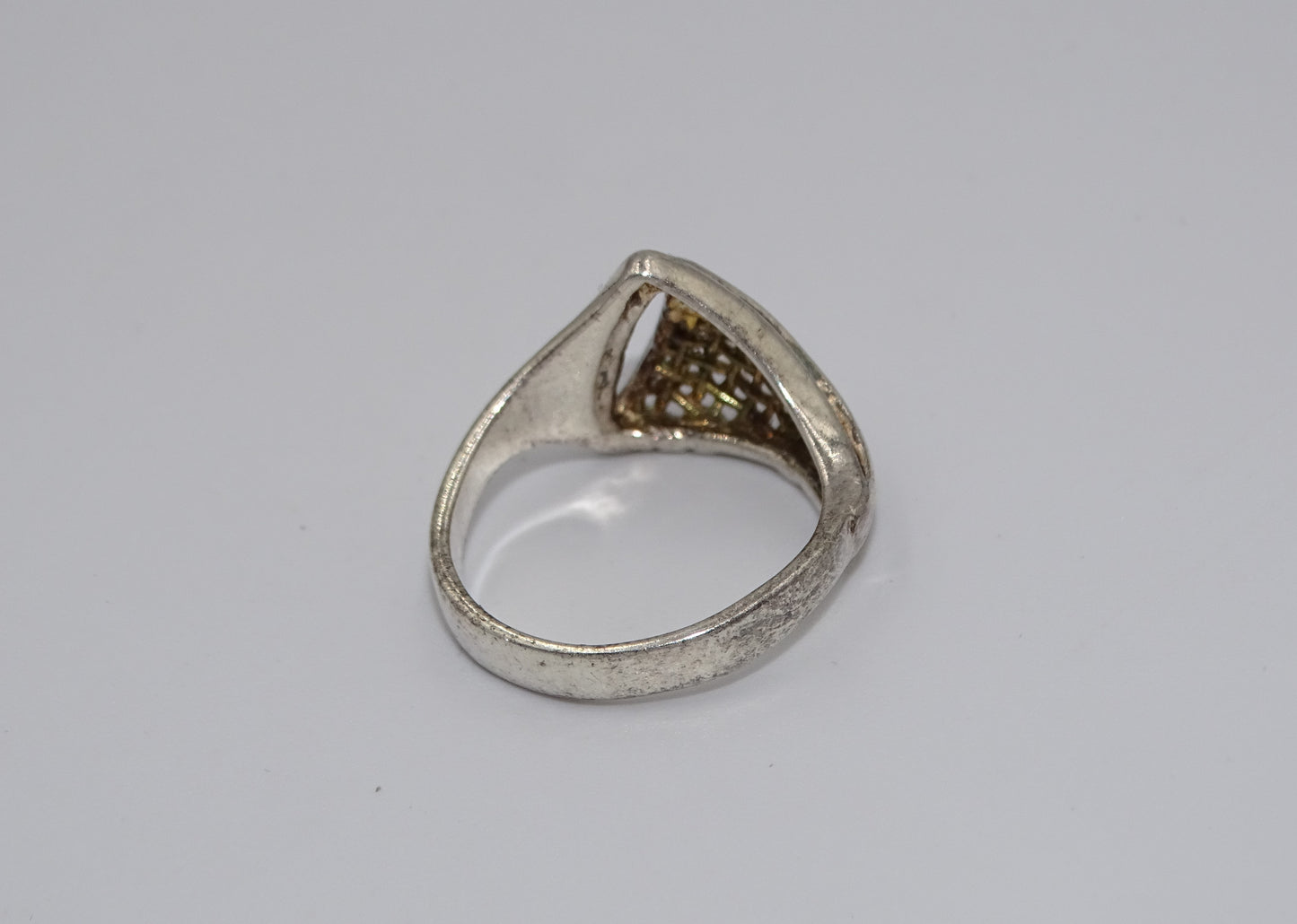 Designer Silberring - Größe 53