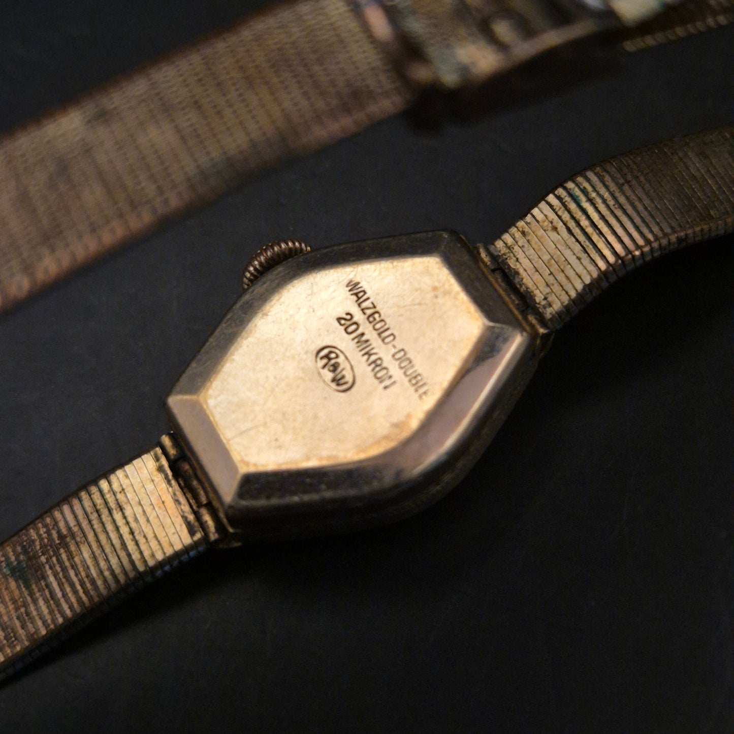 Vintage Damen Armbanduhr goldfarben – Defekt, für Sammler (FES4661) - Bild 9