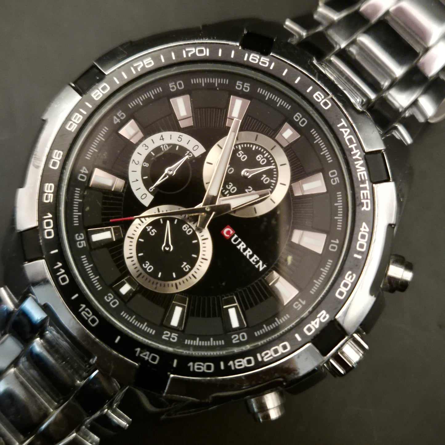 Curren Herrenuhr Chrono-Look | Edelstahl Armbanduhr | Dekorativ - Bild 6