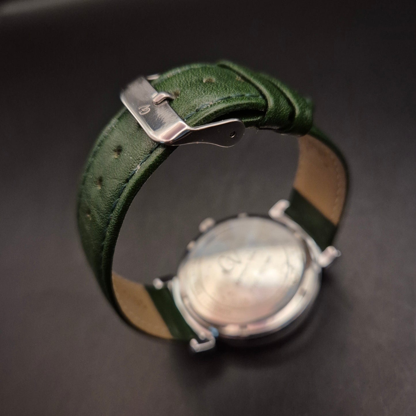 Christian View Damen Armbanduhr mit facettiertem Glas & grünem Zifferblatt - Bild 9