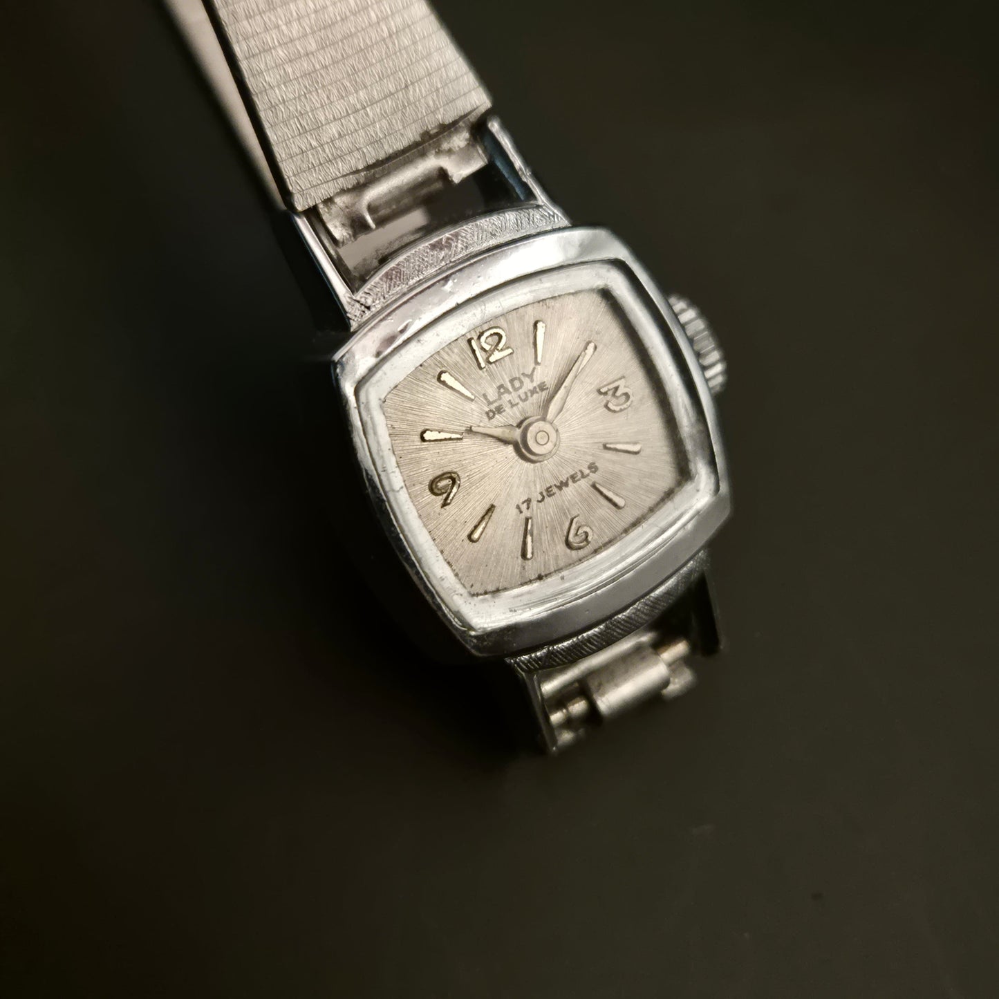 Vintage Damen Armbanduhr Lady De Luxe 17 Jewels, nicht funktionsfähig - Bild 4