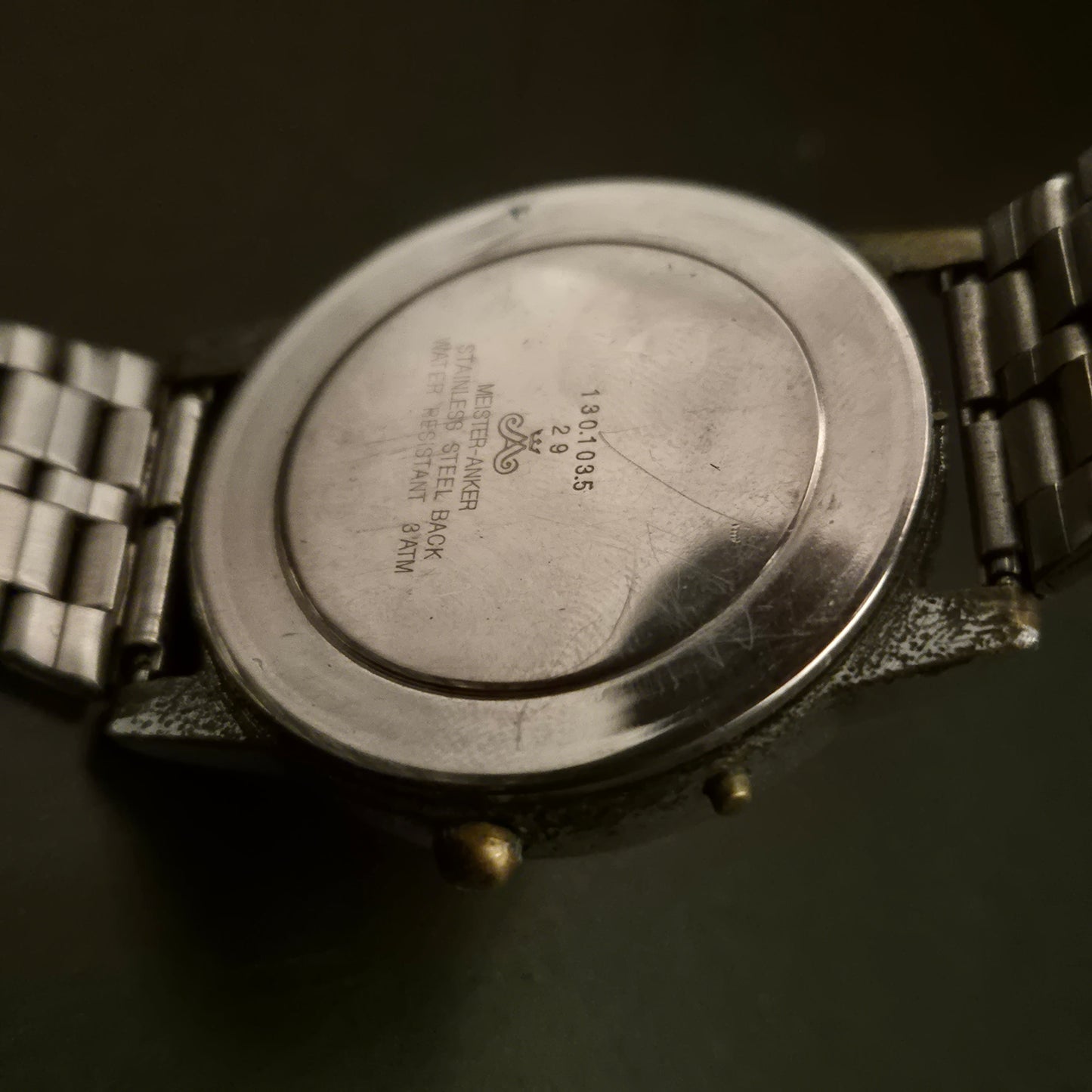 Vintage Meister-Anker Herren Armbanduhr Quarz Analog-Digital - Bild 5