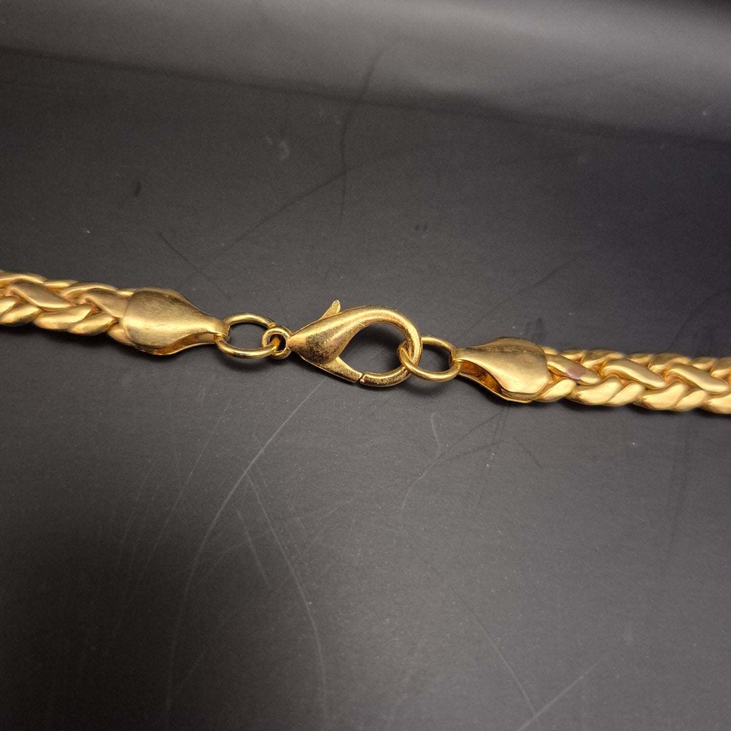 Elegante Königskette Goldfarben Unisex Vintage Schmuck - Bild 5