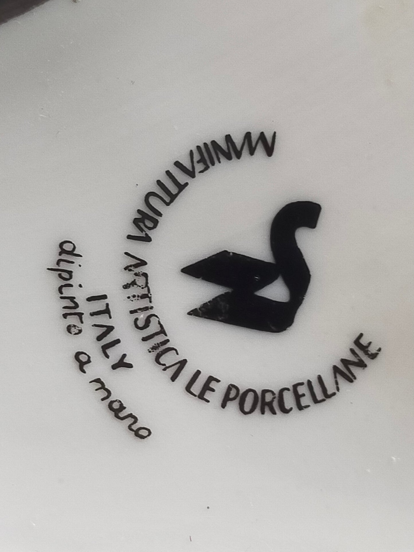 Firenze Porzellan Fisch Figur Italien Handarbeit – Luxus