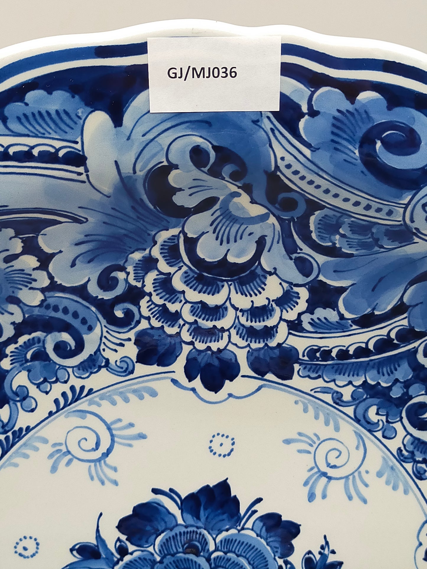 Vintage Delft Blue Holland Wandteller, handbemalte