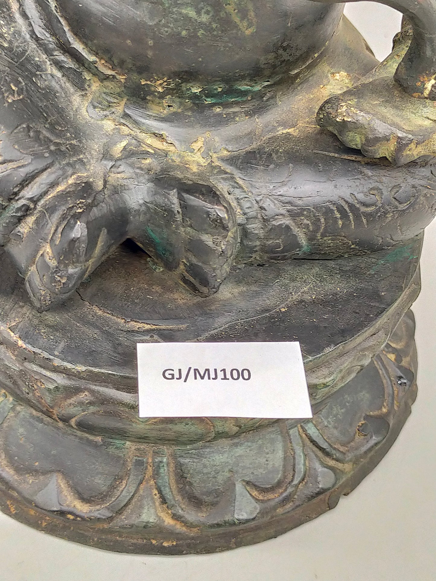 Antike Ganesha Bronze Statue – Spirituelle Deko & Handwerkskunst